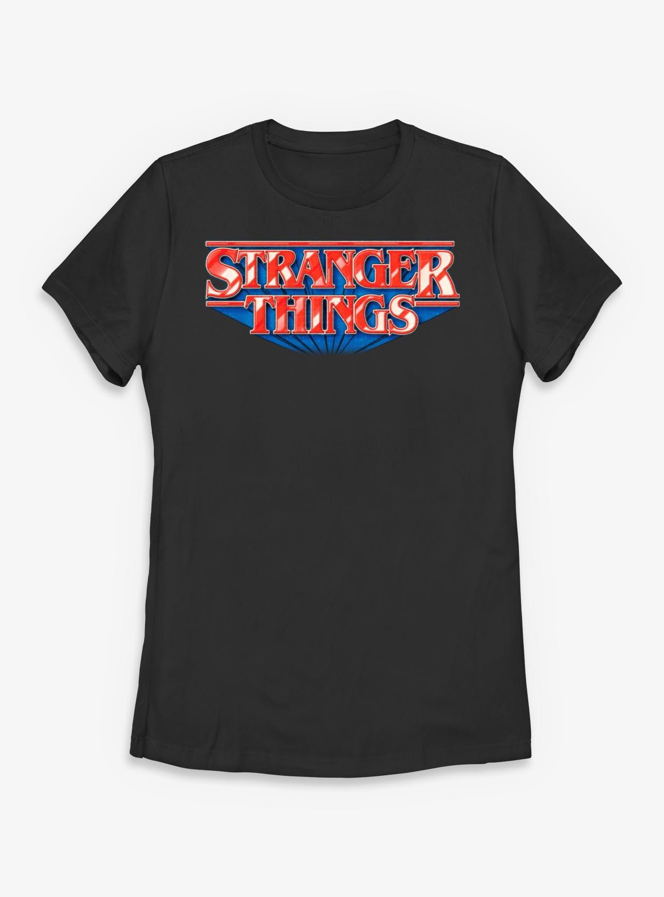Stranger Things Glossy Logo Womens T-Shirt, , hi-res