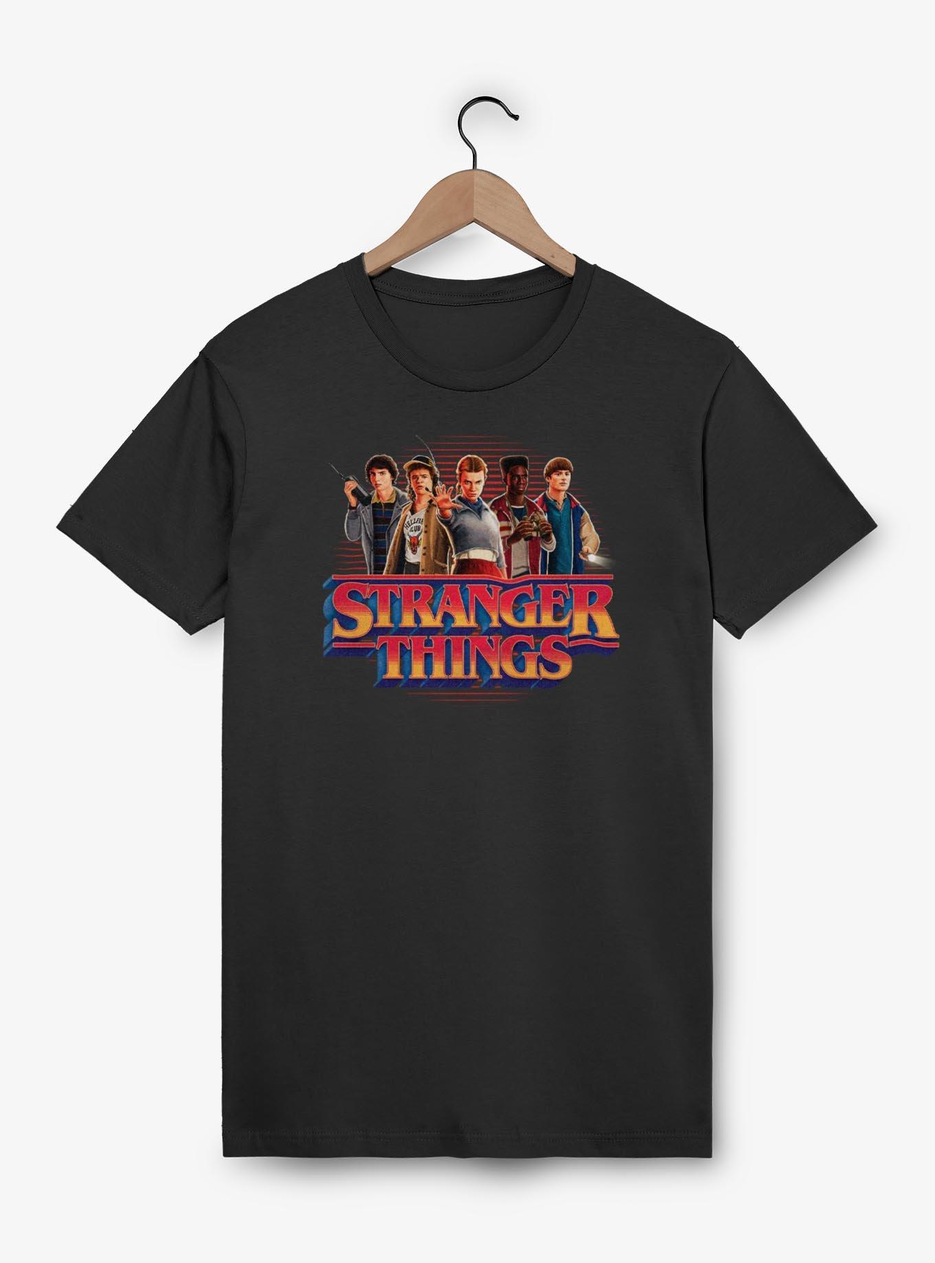 Stranger Things Crew With Logo T-Shirt, , hi-res