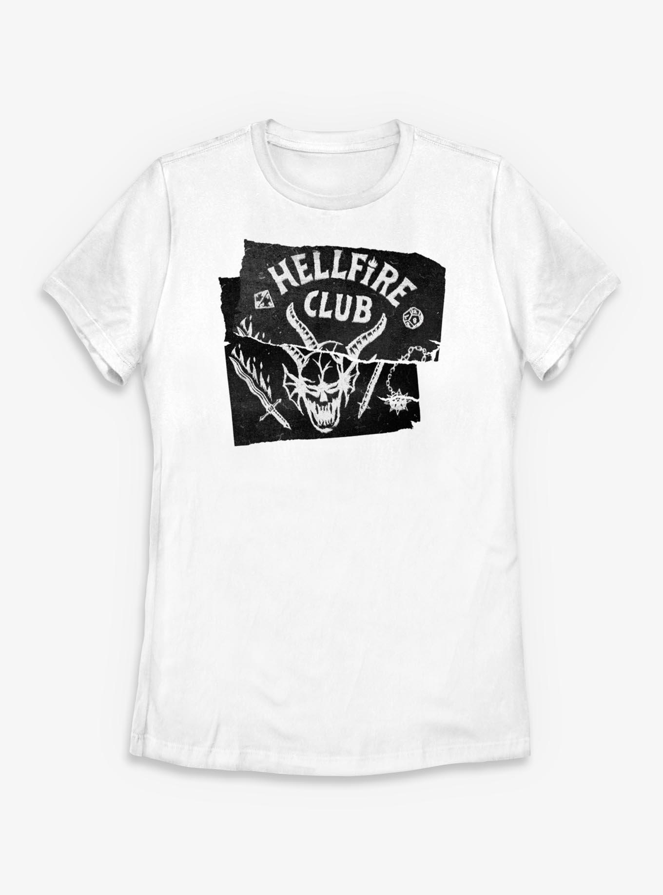 Stranger Things Hellfire Club Torn Sheet Womens T-Shirt, , hi-res