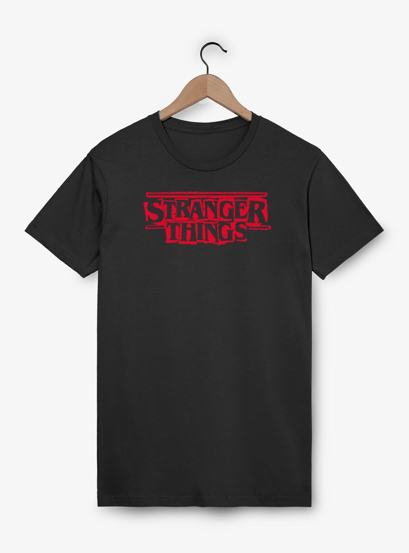 Stranger Things Logo Stencil T-Shirt, , hi-res