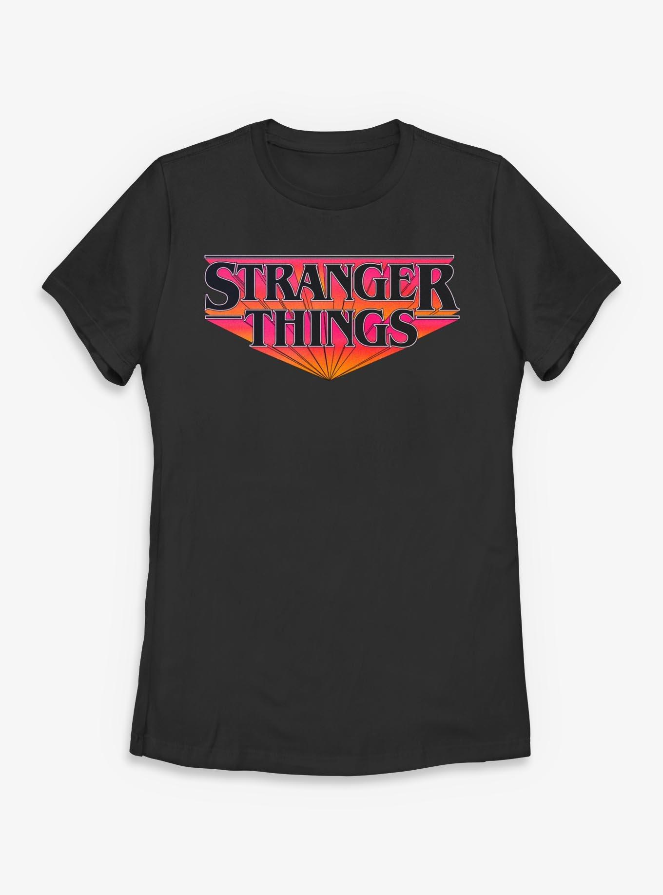 Stranger Things Retro Logo Womens T-Shirt, , hi-res