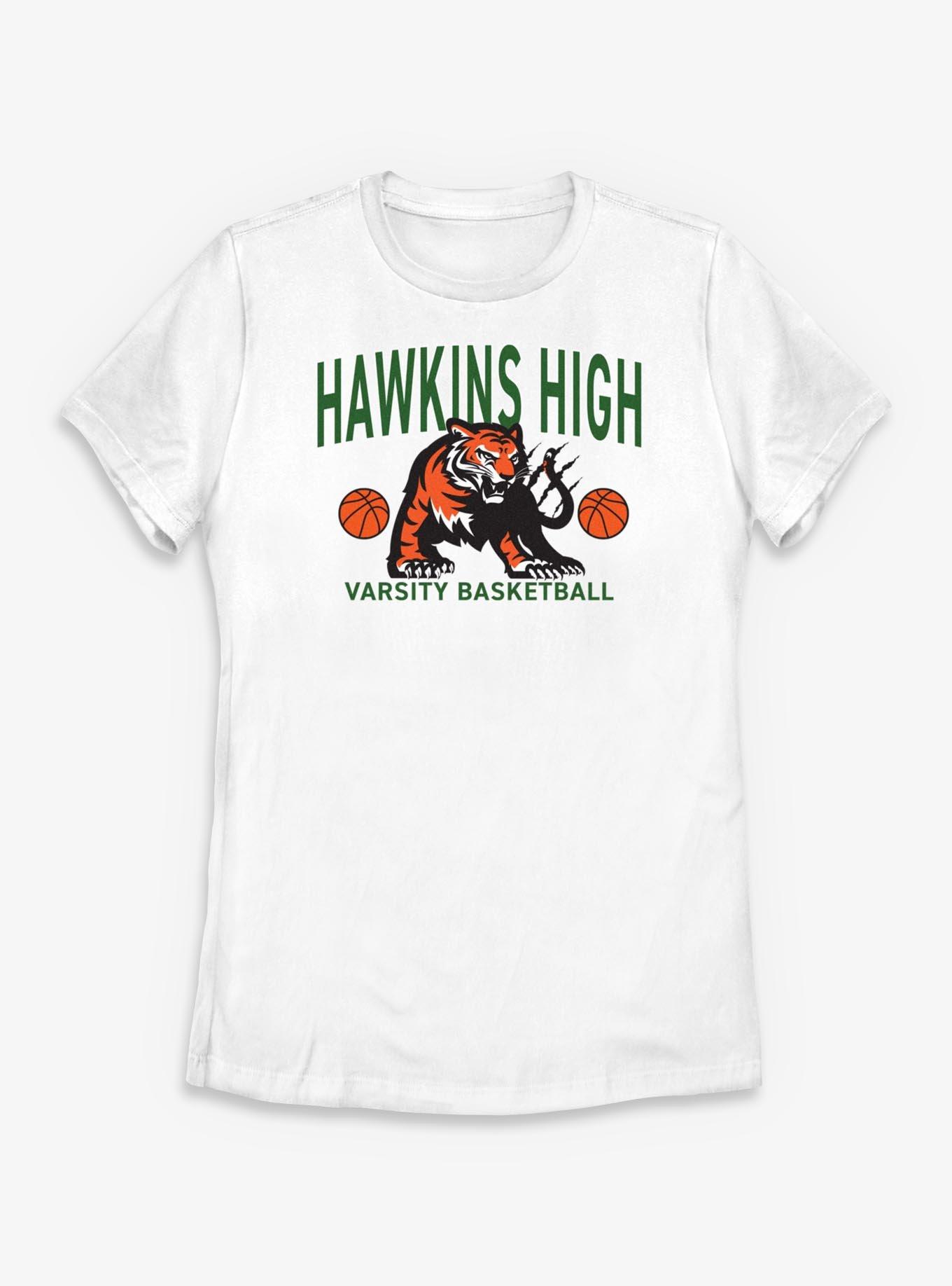 Stranger Things Hawkins High Basketball Womens T-Shirt, , hi-res