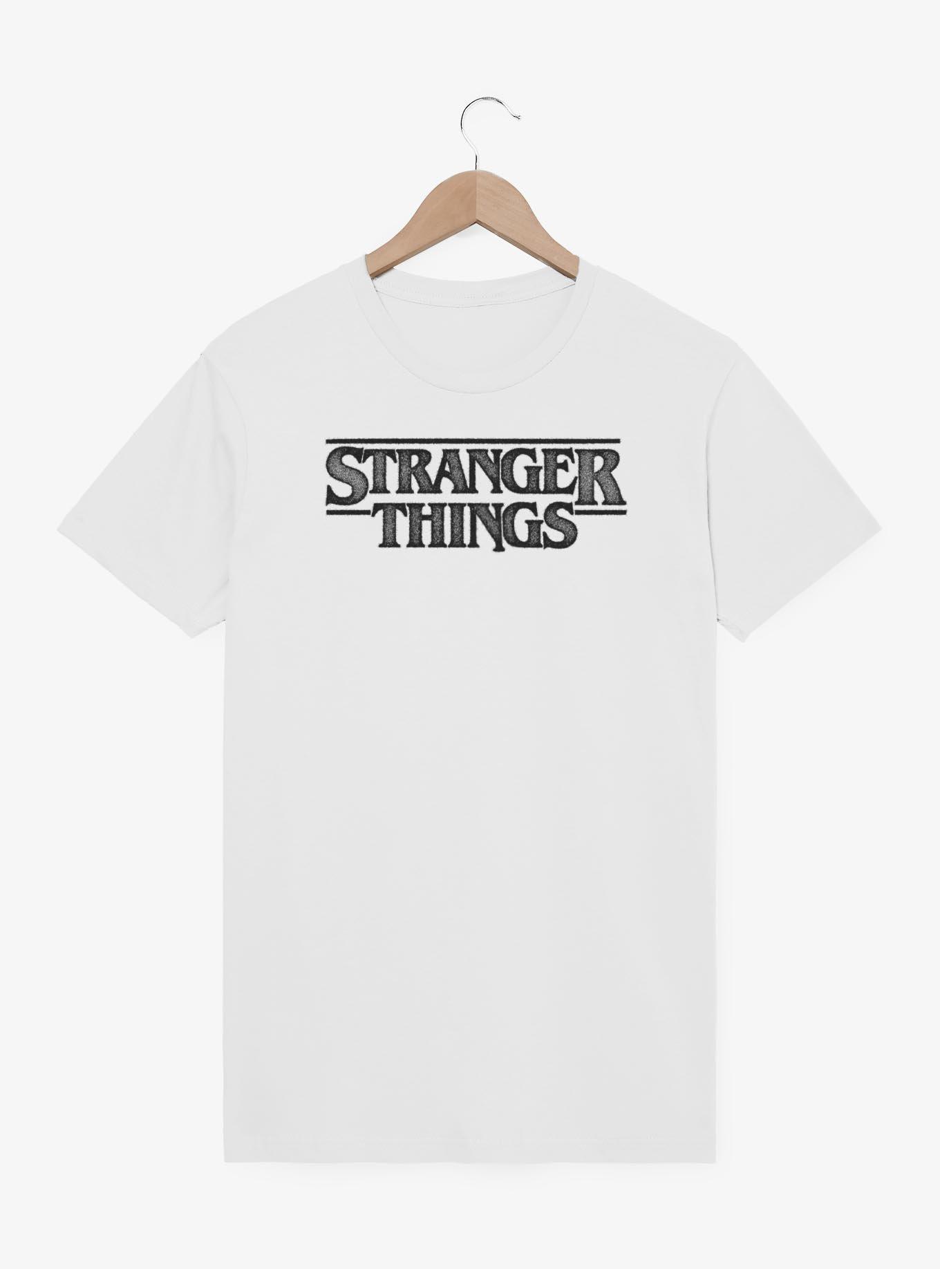 Stranger Things Pointillism Style Logo T-Shirt, , hi-res