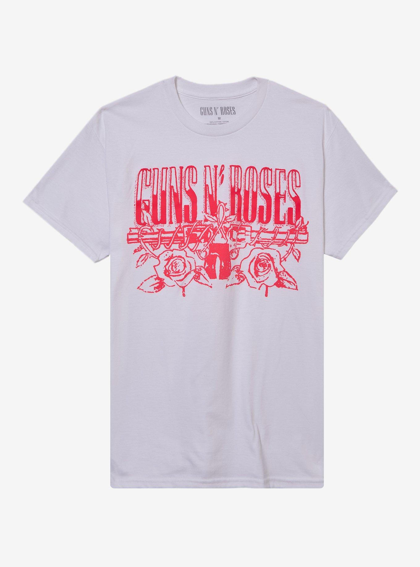 Guns N' Roses Puff Paint Logo T-Shirt, , hi-res