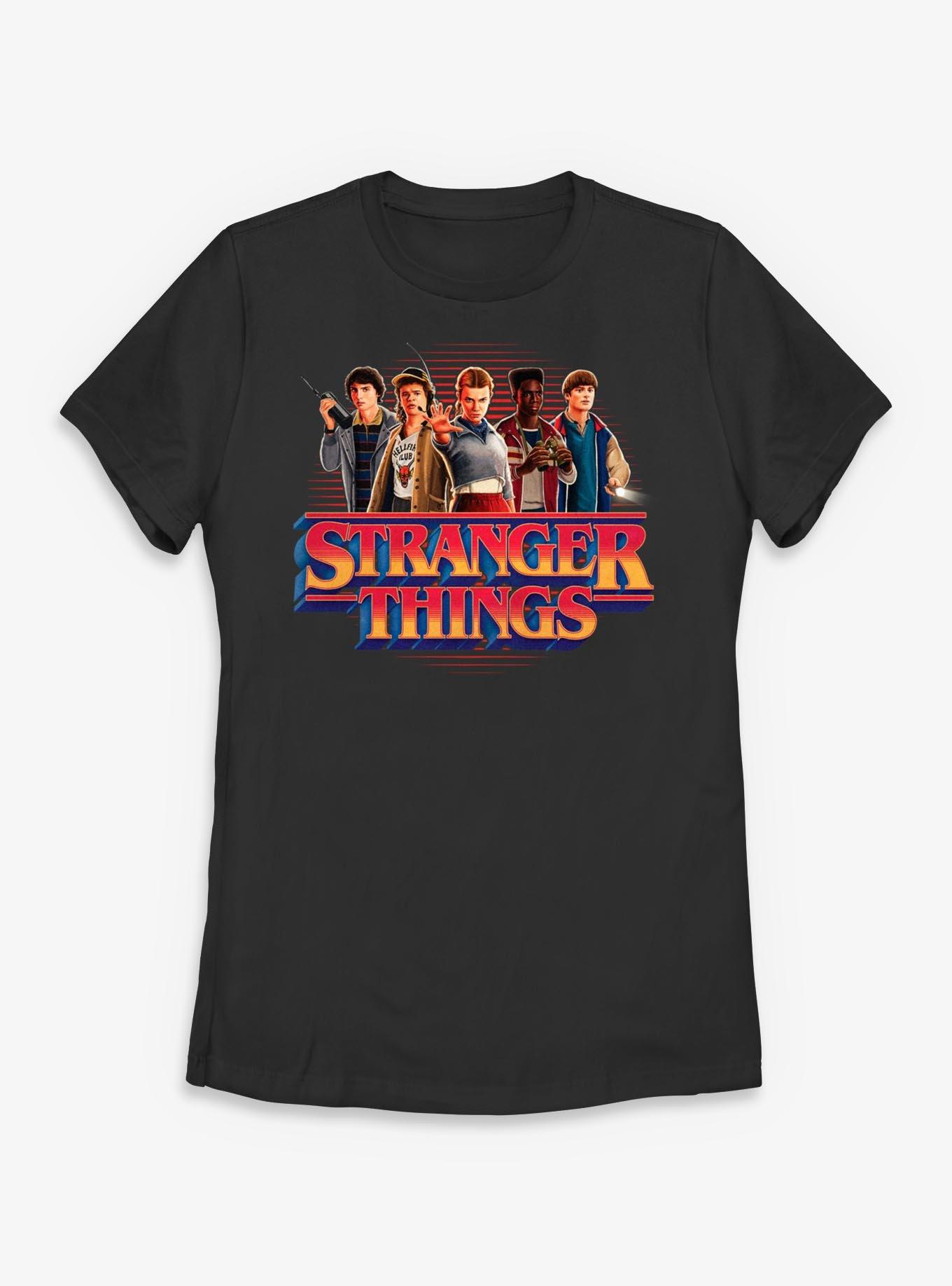 Stranger Things Crew With Logo Womens T-Shirt, , hi-res