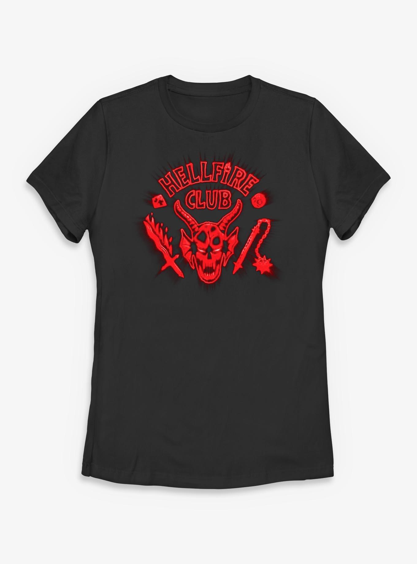 Stranger Things Hellfire Club Red Glow Womens T-Shirt, , hi-res