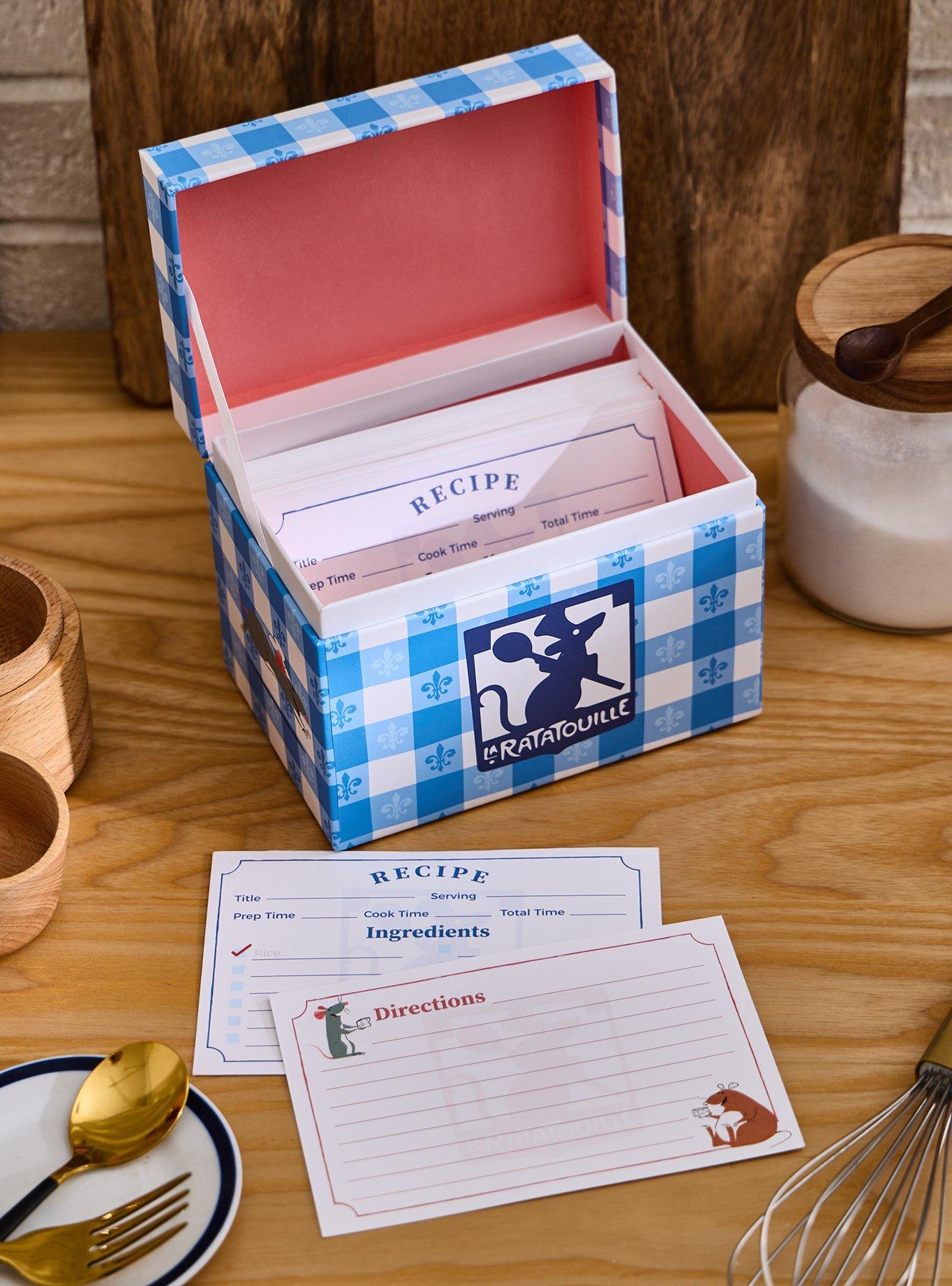Disney Pixar Ratatouille Gingham Recipe Box with Cards - BoxLunch Exclusive