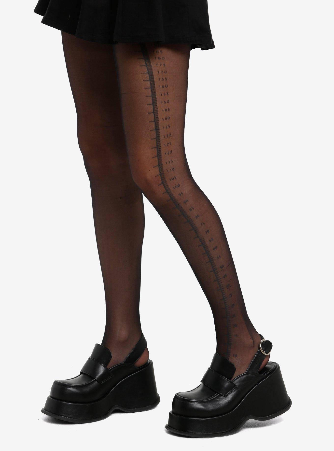 Measurement Seam Tights, , hi-res