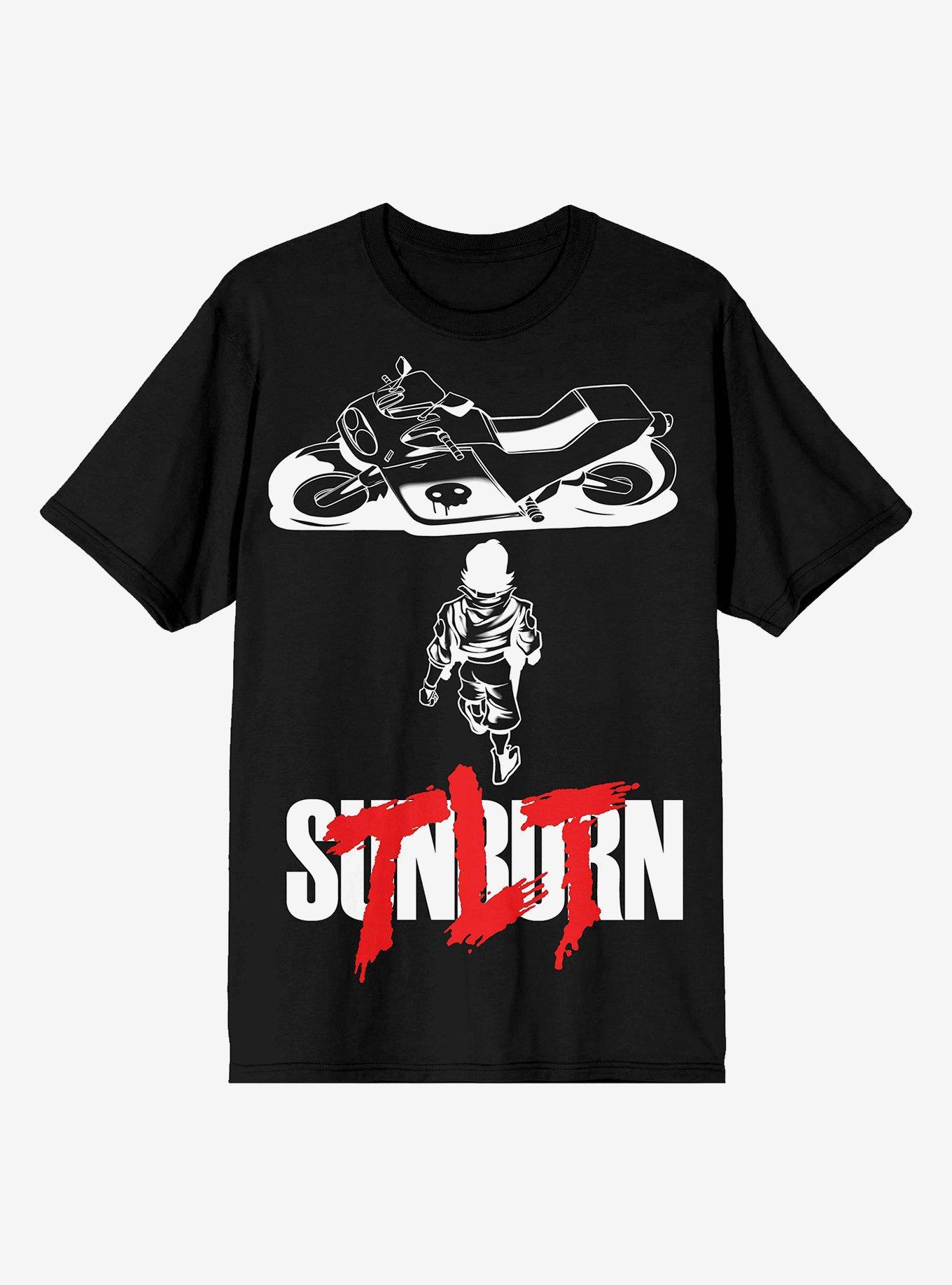 The Living Tombstone Sunburn Motorcycle T-Shirt, , hi-res