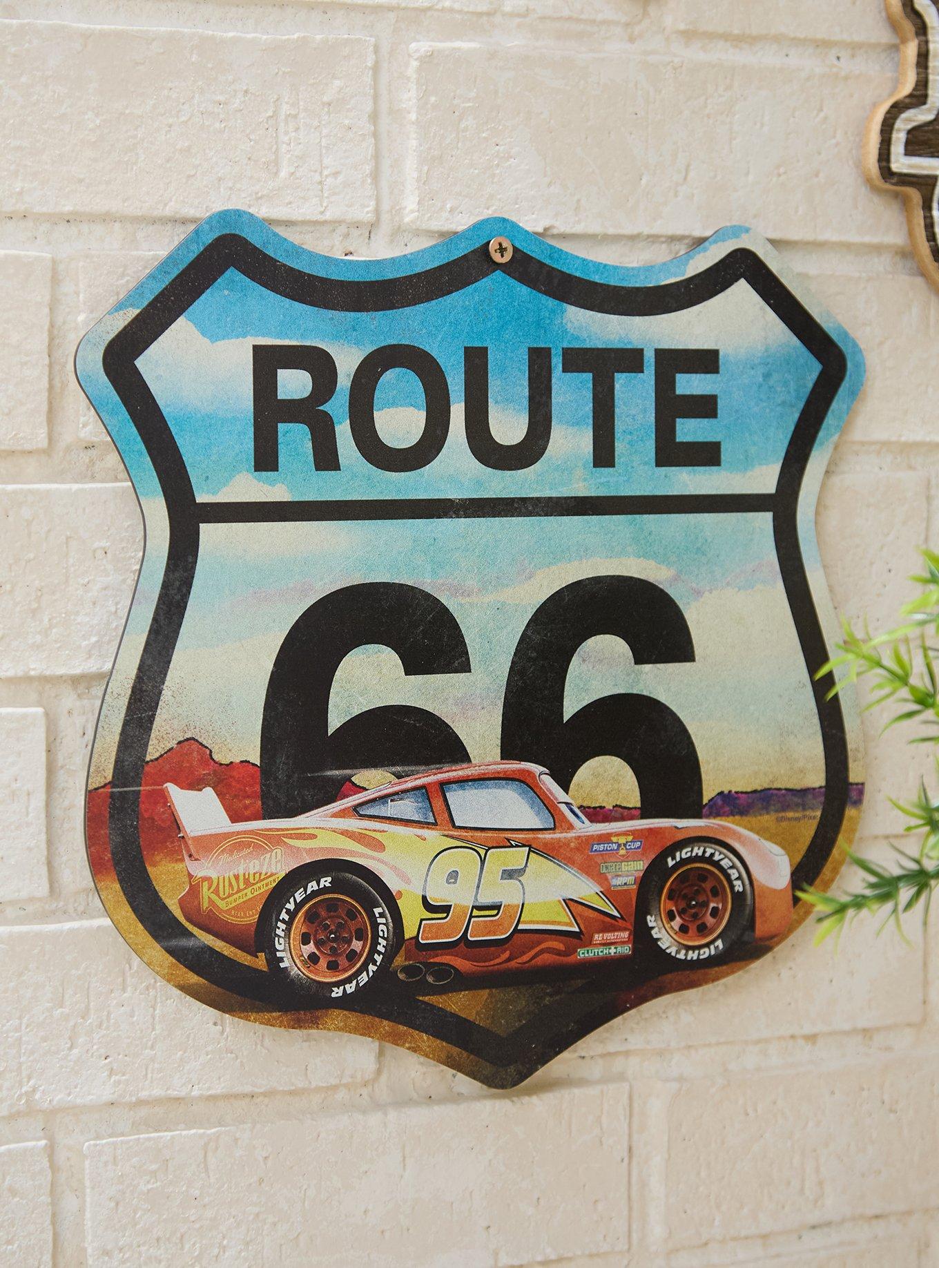 Disney Pixar Cars Lightning McQueen Route 66 Wall  Art - BoxLunch Exclusive, , hi-res
