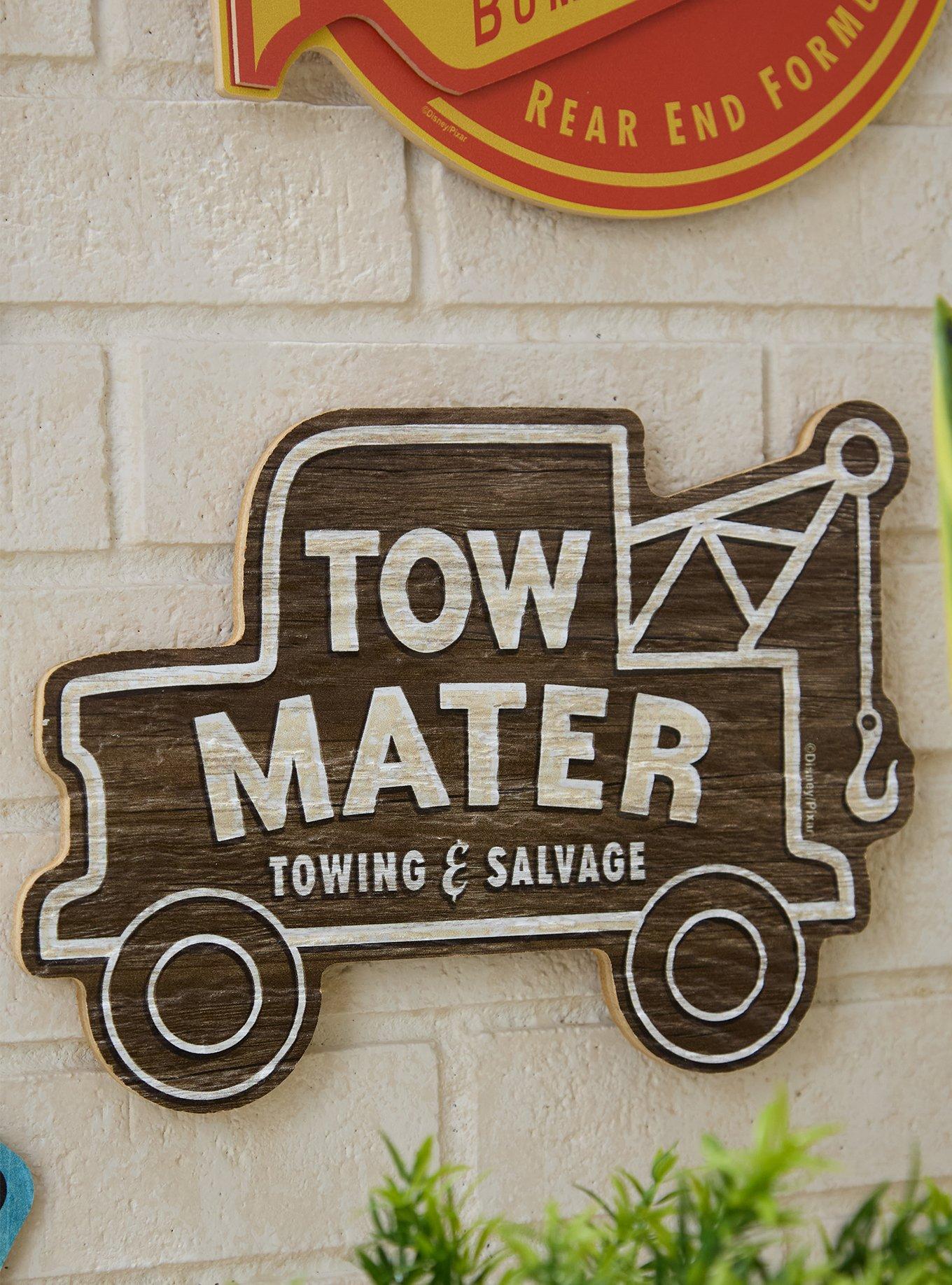 Disney Pixar Cars Tow Mater Sign Wall Art - BoxLunch Exclusive, , hi-res