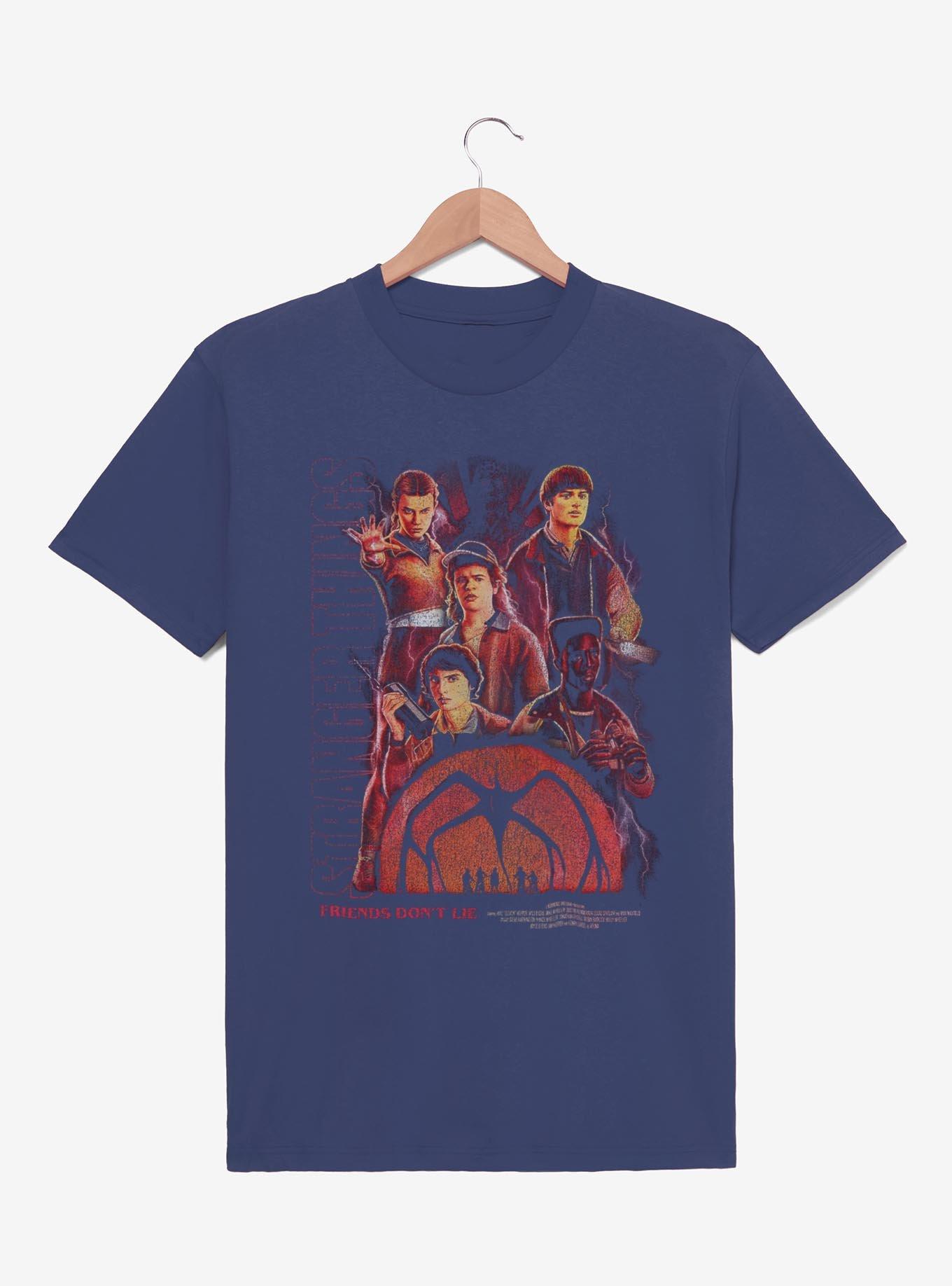 Stranger Things Friends Don't Lie Collage T-Shirt BoxLunch Exclusive