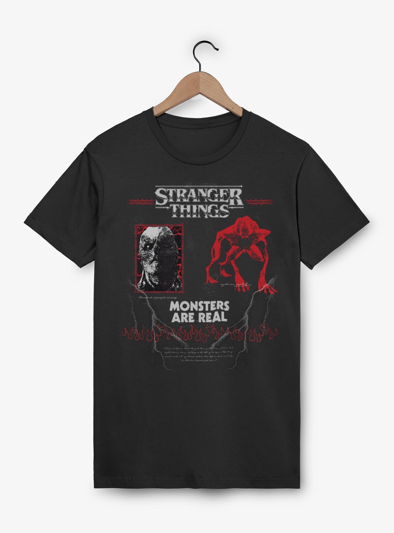 Stranger Things Vecna & Demogorgon Monsters Are Real T-Shirt BoxLunch Exclusive, , hi-res