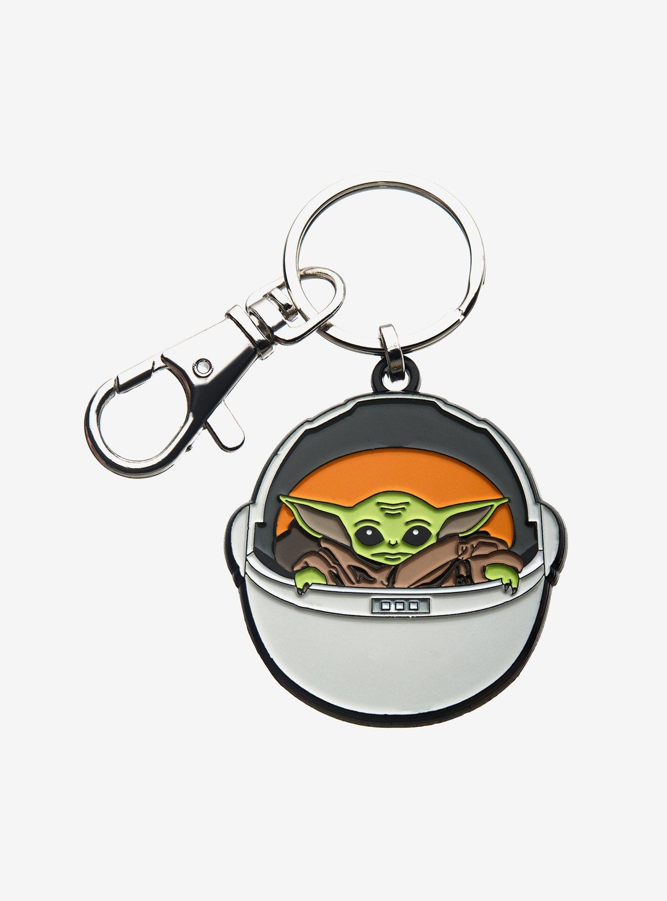 Star Wars: The Mandalorian Grogu in Carriage Keychain, , hi-res