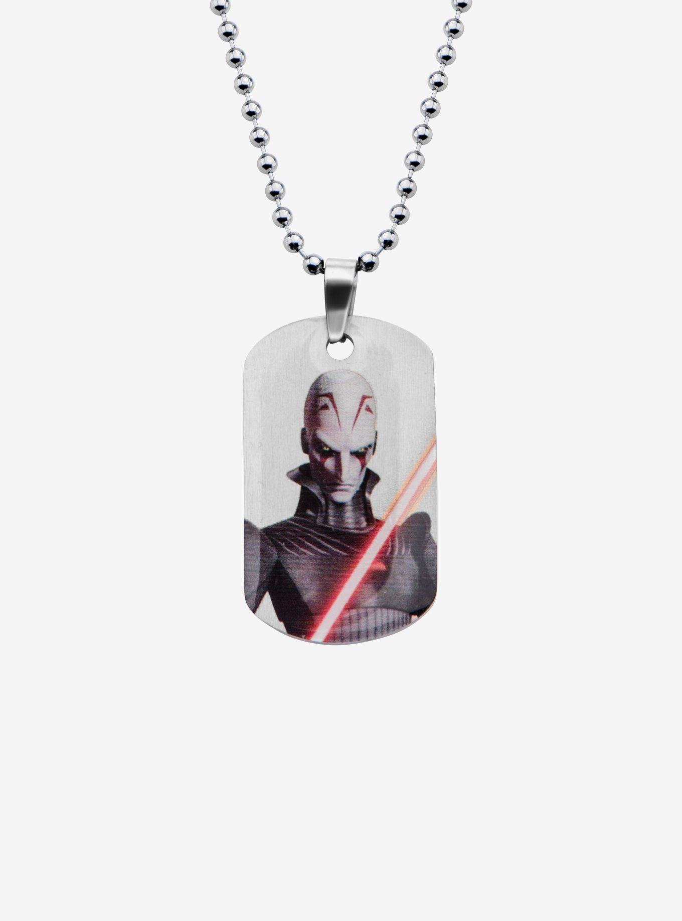 Star Wars Rebels Inquisitor Dog Tag Pendant Necklace, , hi-res