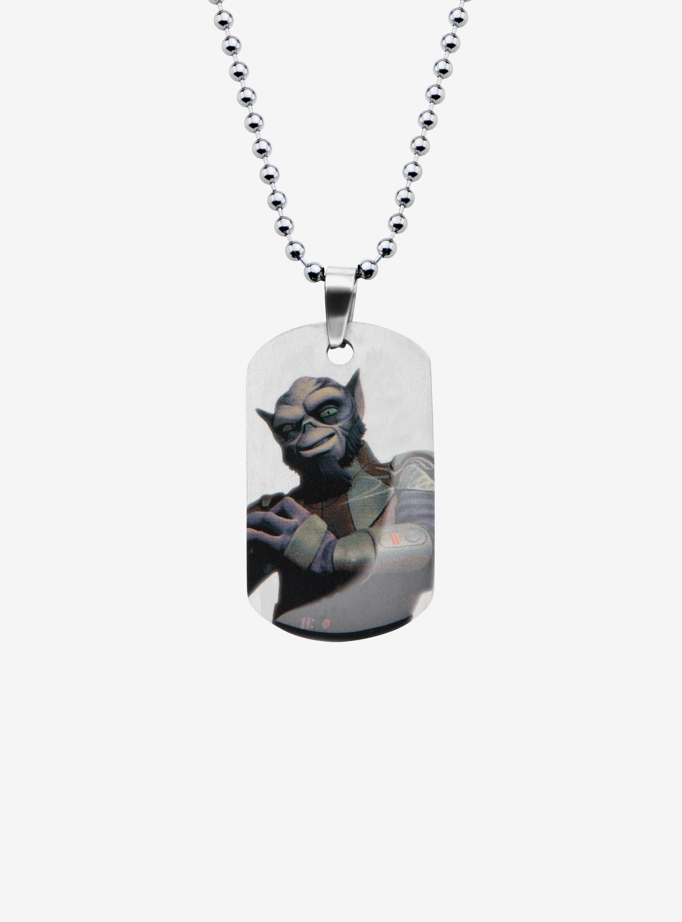 Star Wars Rebels Zeb Dog Tag Pendant Necklace, , hi-res