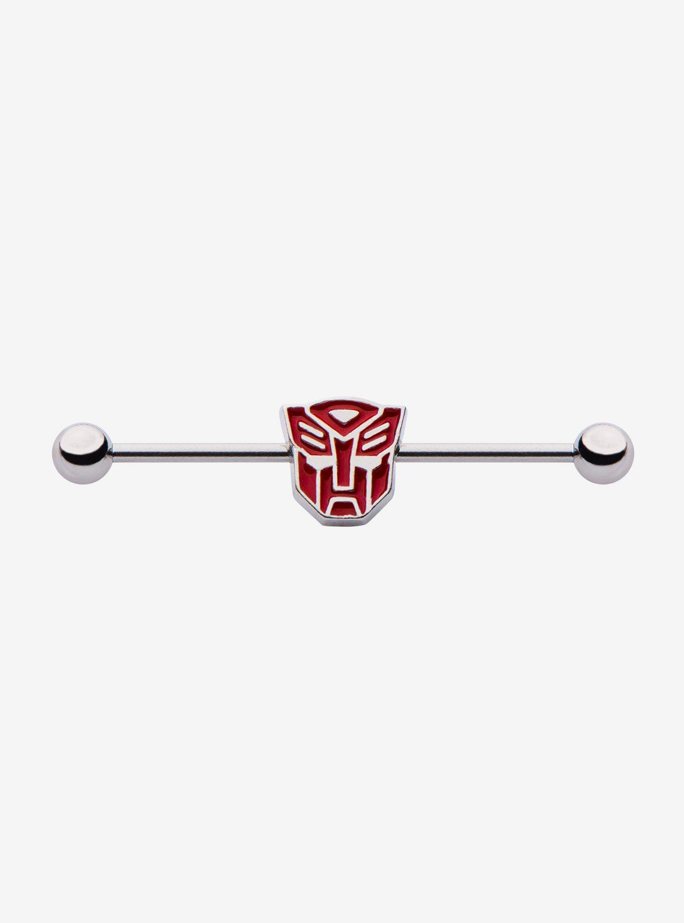 Transformers Red Autobot Logo Industrial Barbells, , hi-res