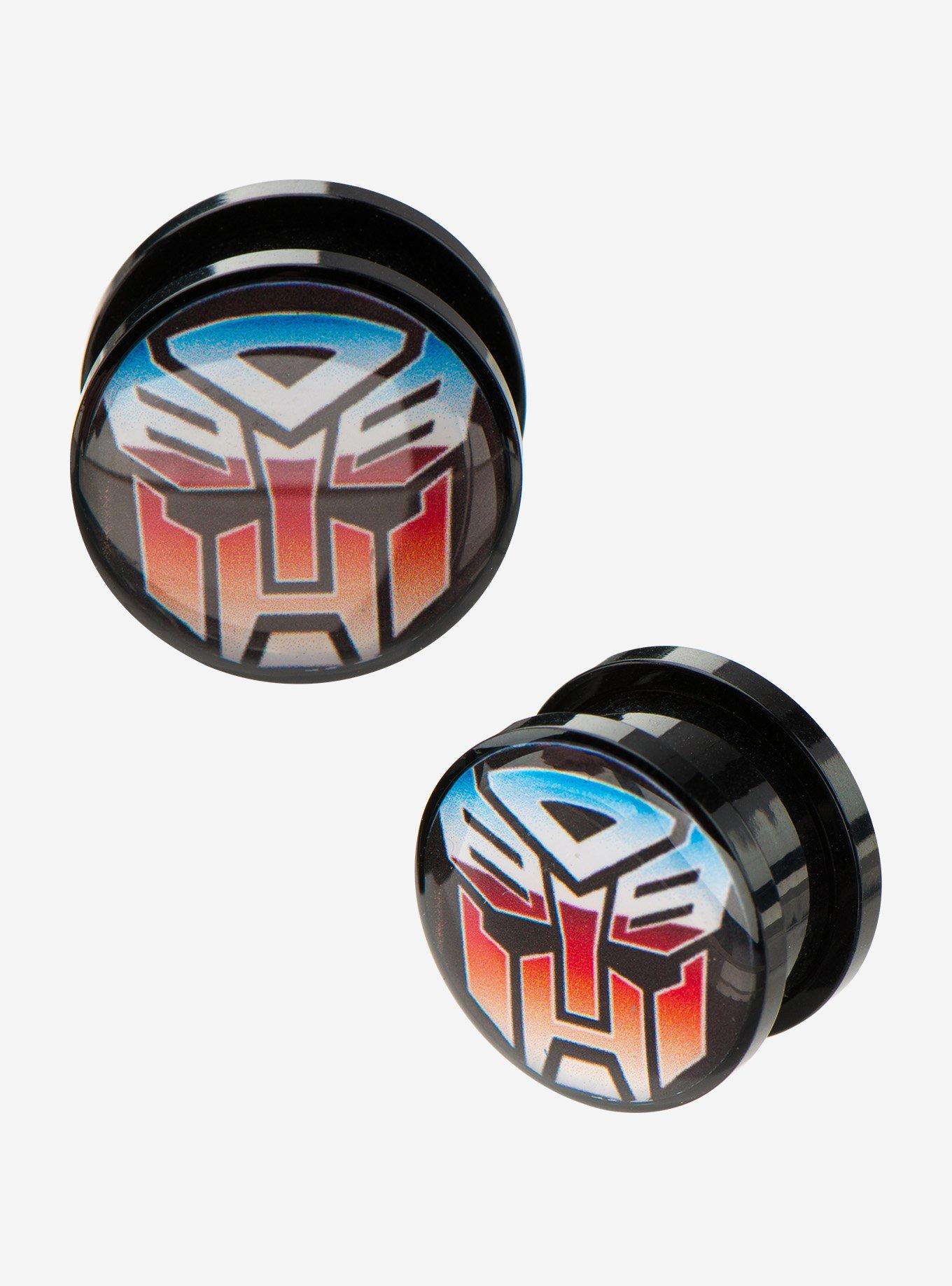 Transformers Autobot Logo Acrylic Screw Fit Plug, , hi-res