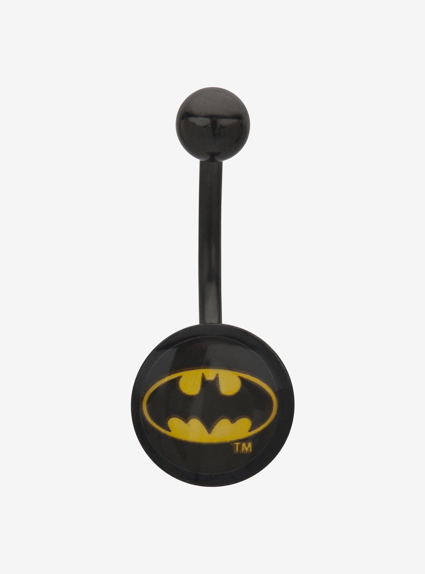 DC Comics Batman Logo Fixed Navel, , hi-res