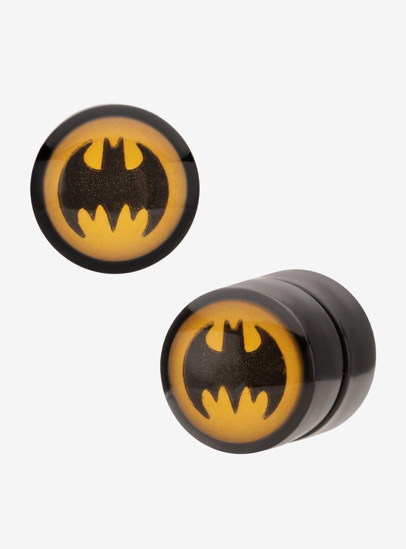 DC Comics Batman Logo Fronts Faux Plug, , hi-res