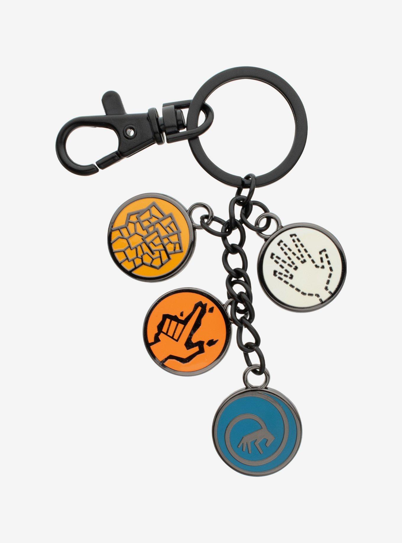 Marvel The Fantastic Four: First Steps Movie Enamel Icon Keychain, , hi-res
