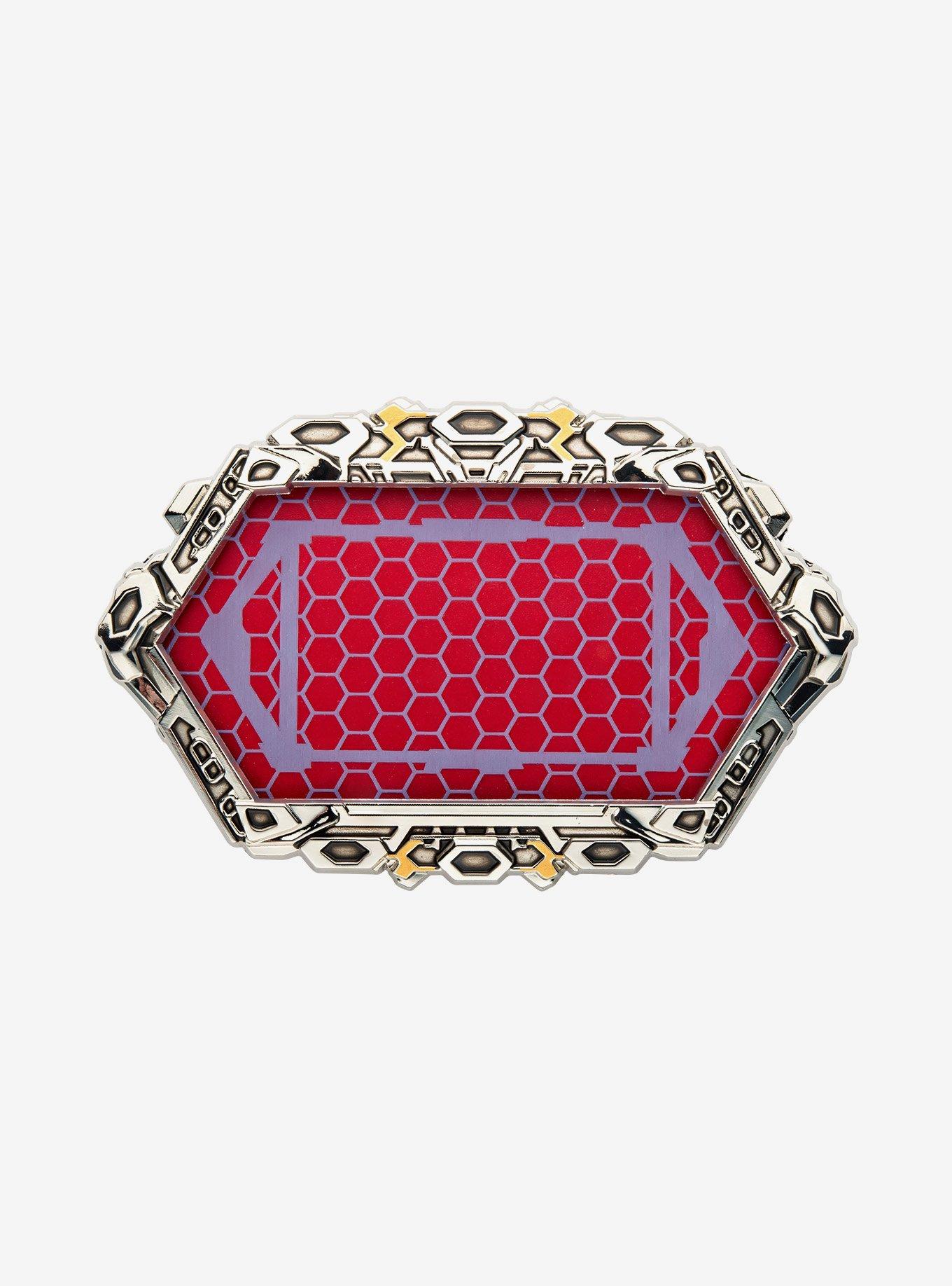 Marvel Avengers Iron Man Light Up War Machine Lapel Pin, , hi-res