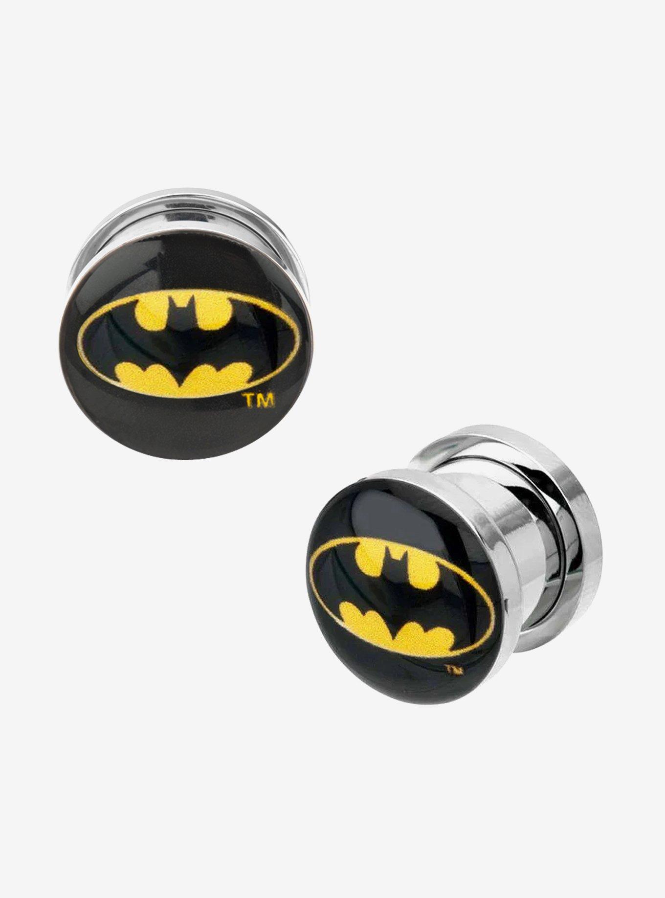 Steel DC Comics Batman Classic Logo Plug 2 Pack, , hi-res