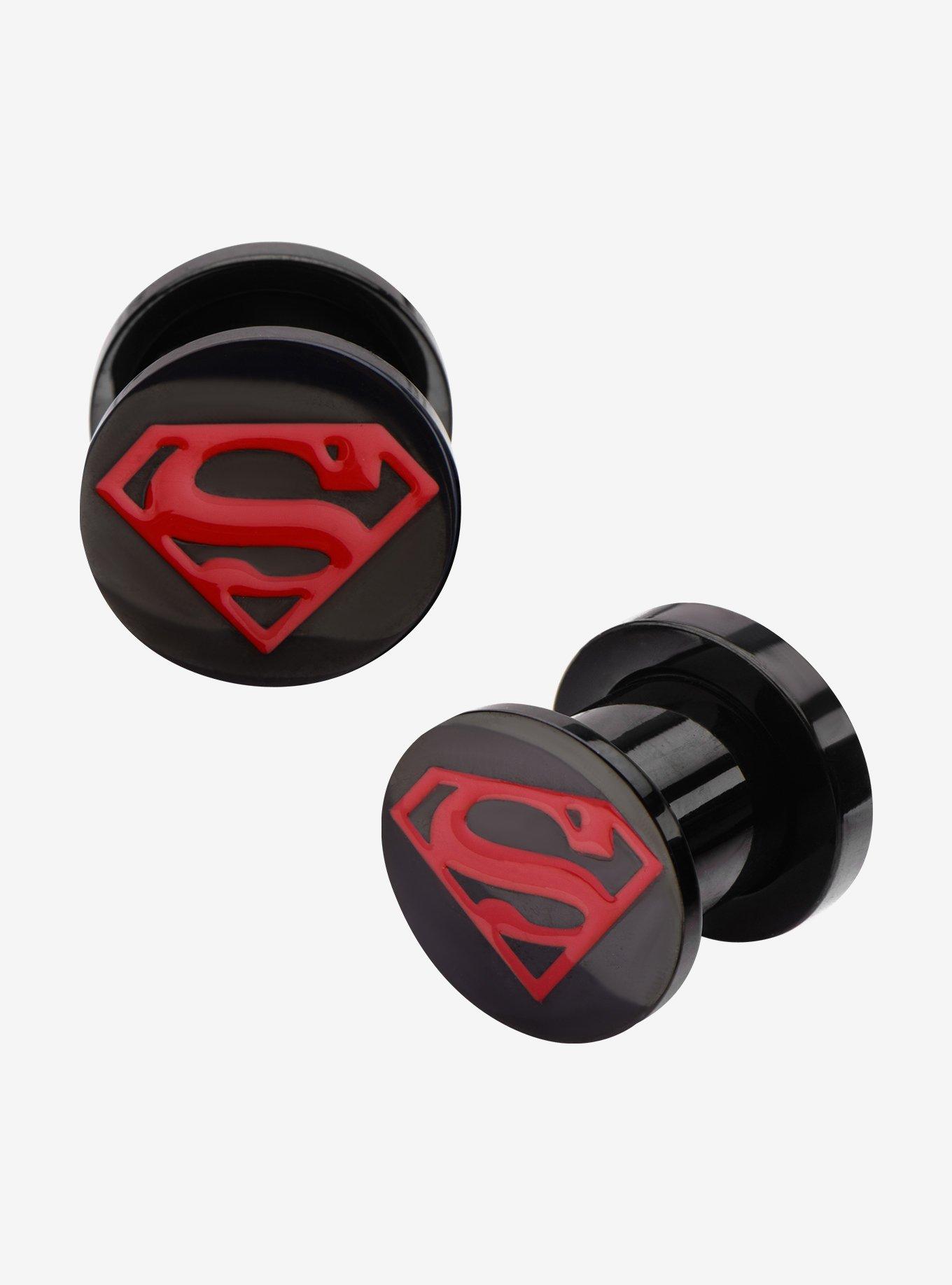 Steel Superman Logo Plug 2 Pack, , hi-res