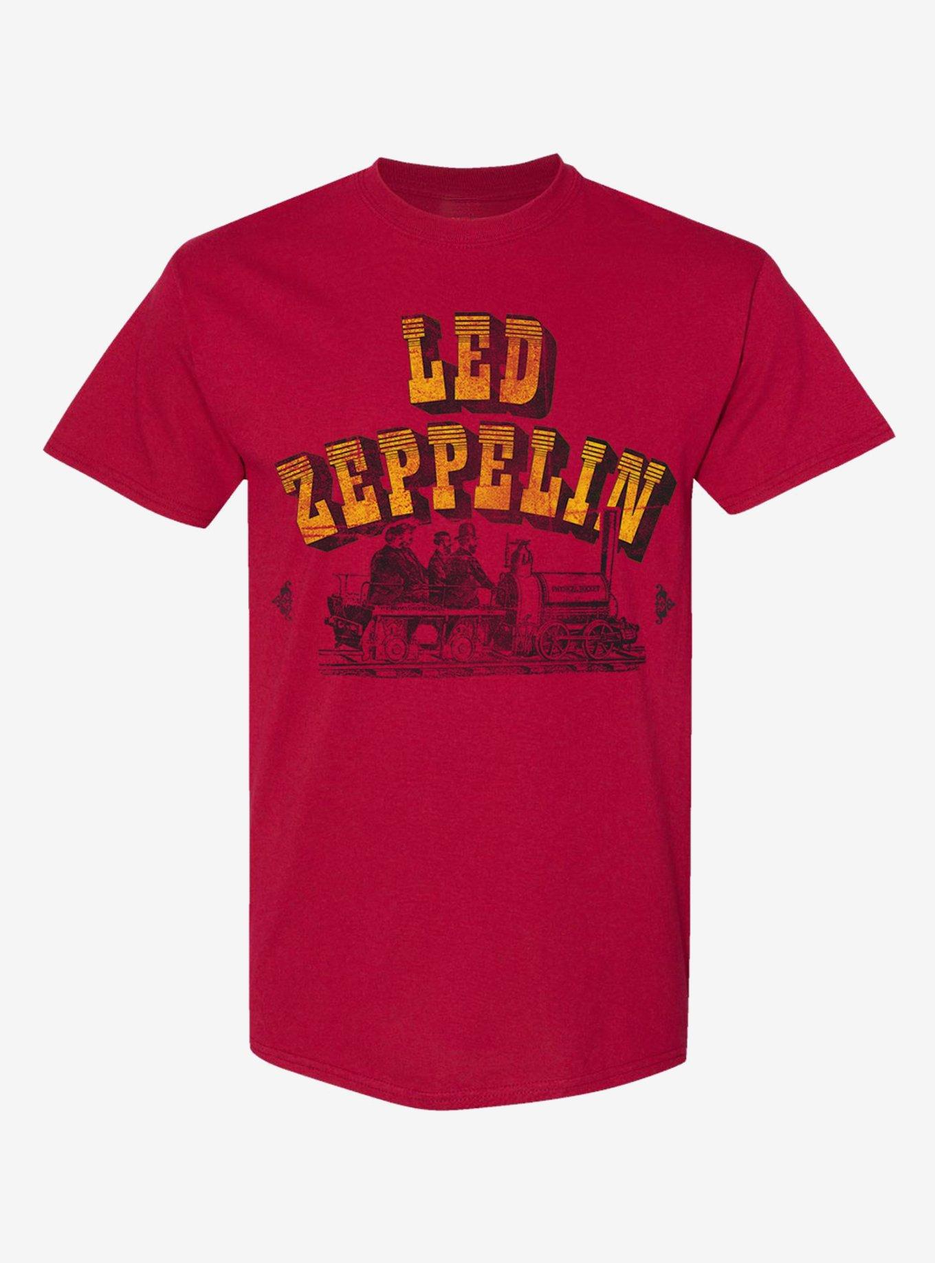 Led Zeppelin Sketched Train T-Shirt | Hot Topic