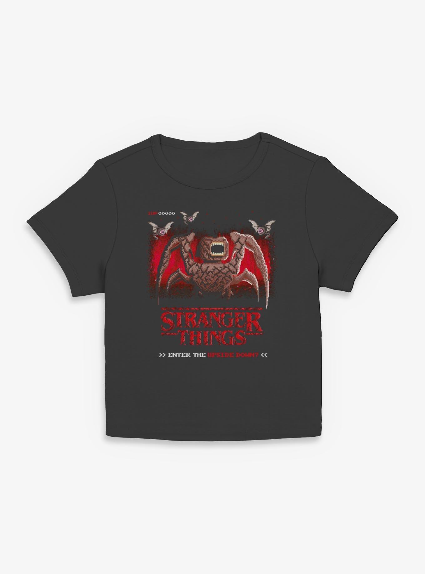Stranger Things Start Videogame Upside Down Womens Baby T-Shirt, , hi-res
