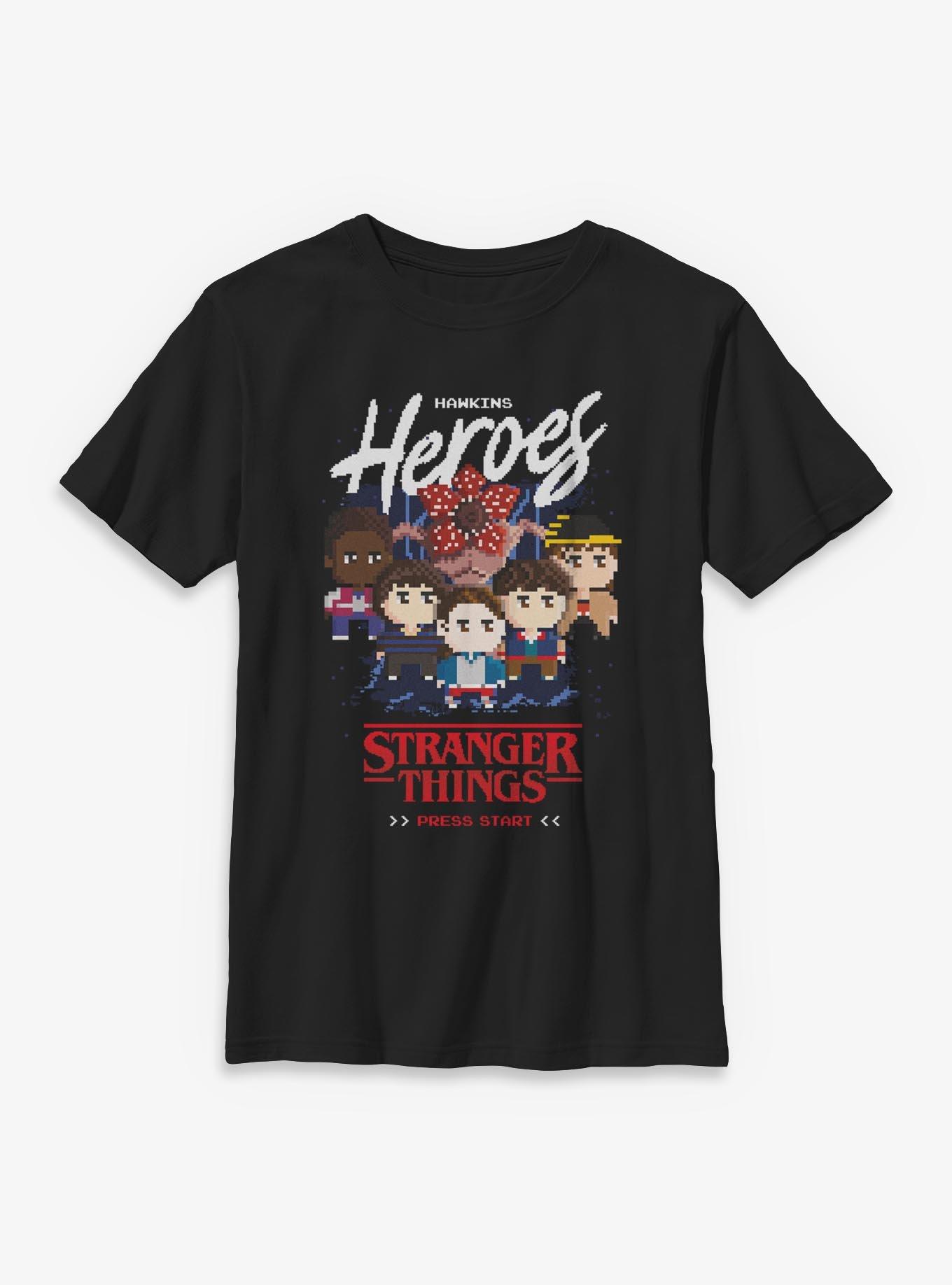 Stranger Things Hawkins Heroes Players Youth T-Shirt, , hi-res