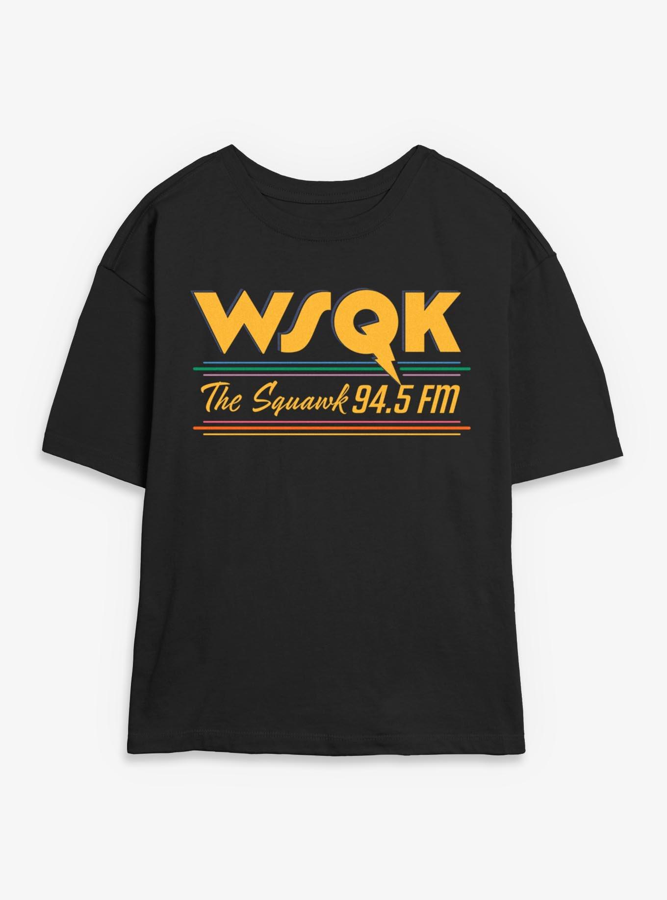 Stranger Things WSQK Radio The Squawk Womens Skimmer T-Shirt, , hi-res