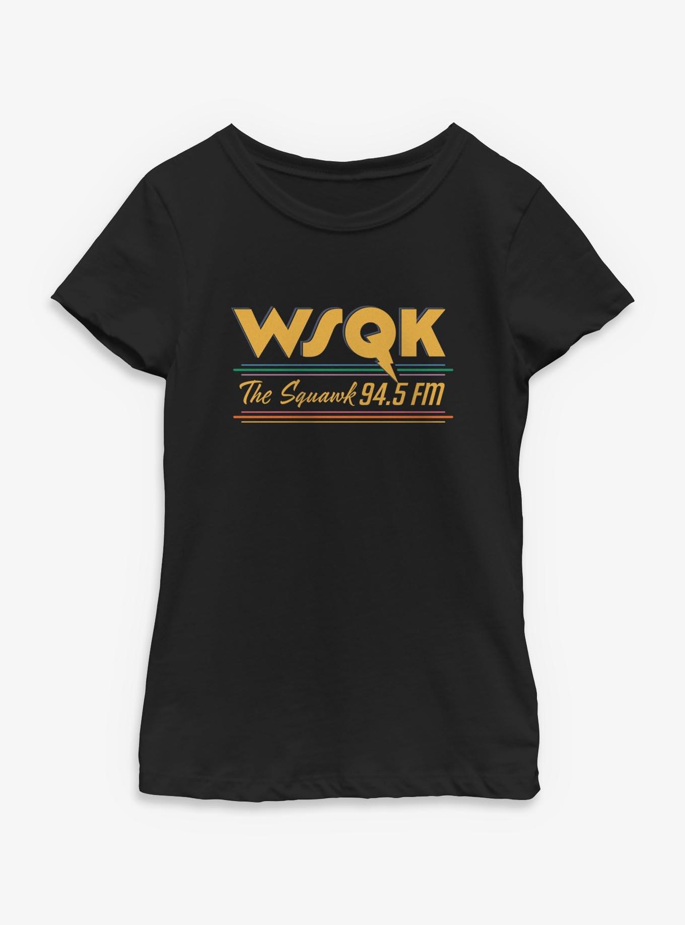 Stranger Things WSQK Radio The Squawk Youth Girls T-Shirt, , hi-res