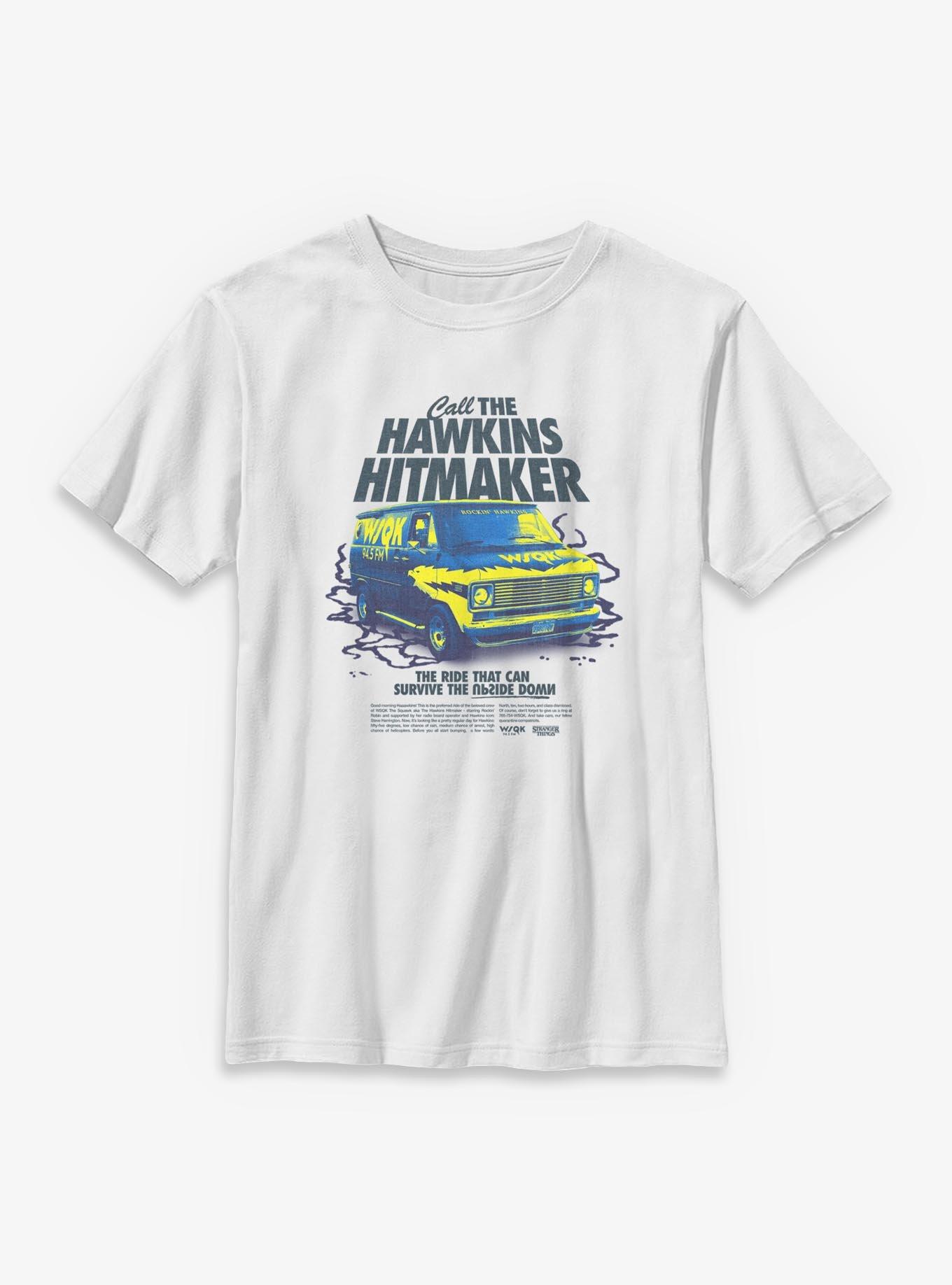 Stranger Things Call The Hawkins Hitmaker Youth T-Shirt, , hi-res