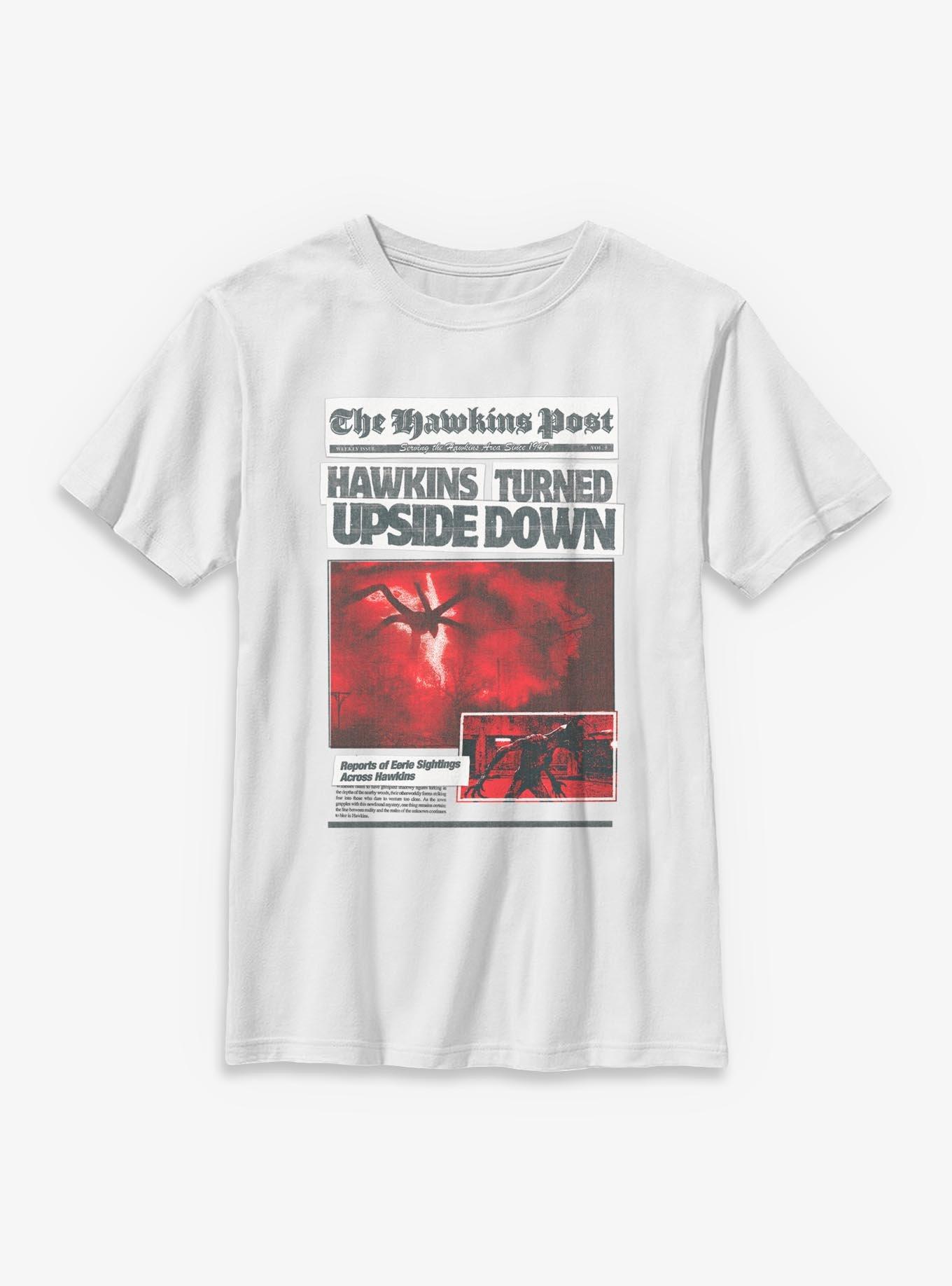 Stranger Things The Hawkins Post Youth T-Shirt, , hi-res
