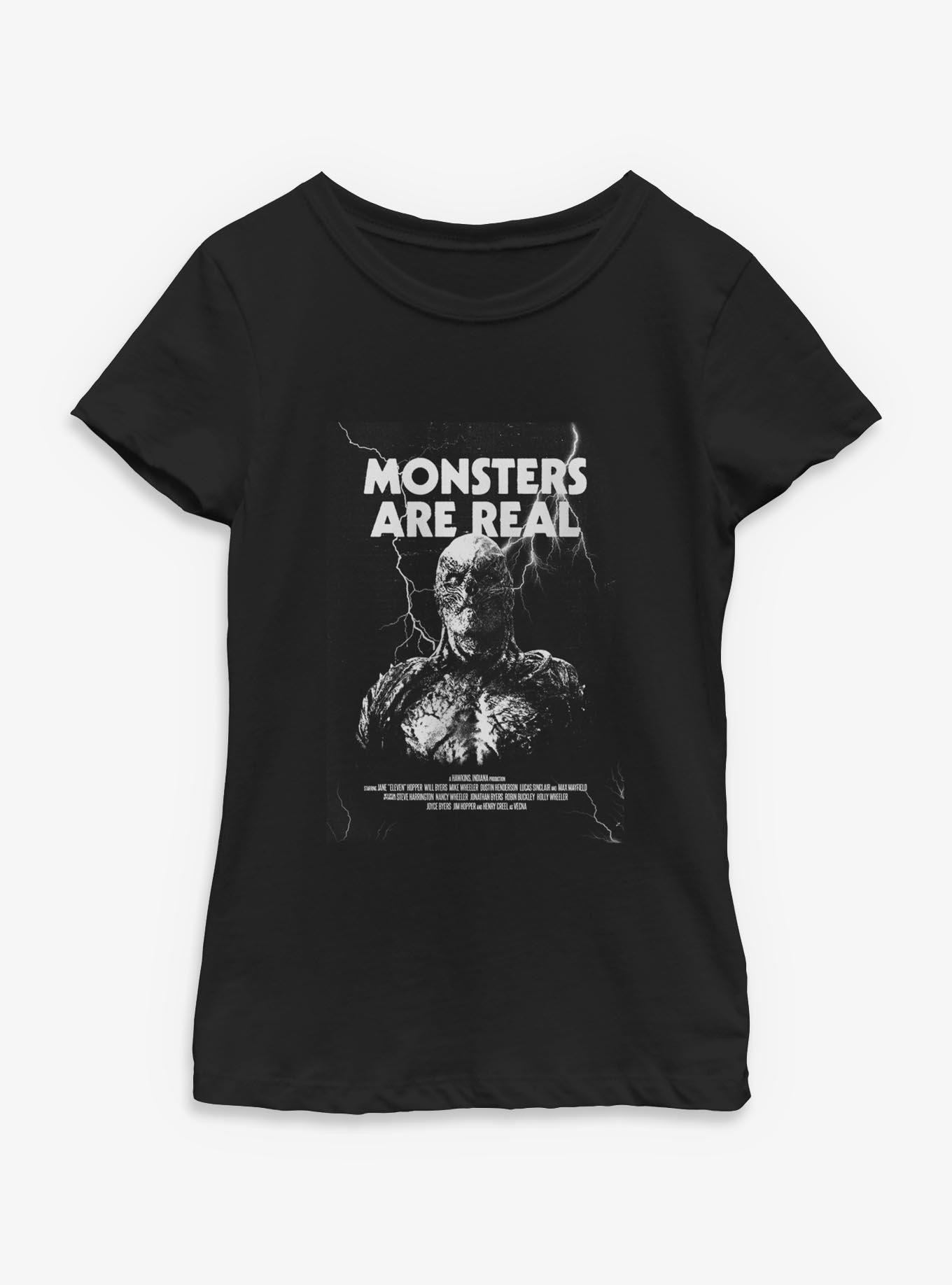 Stranger Things Vecna Monsters Are Real Youth Girls T-Shirt, , hi-res