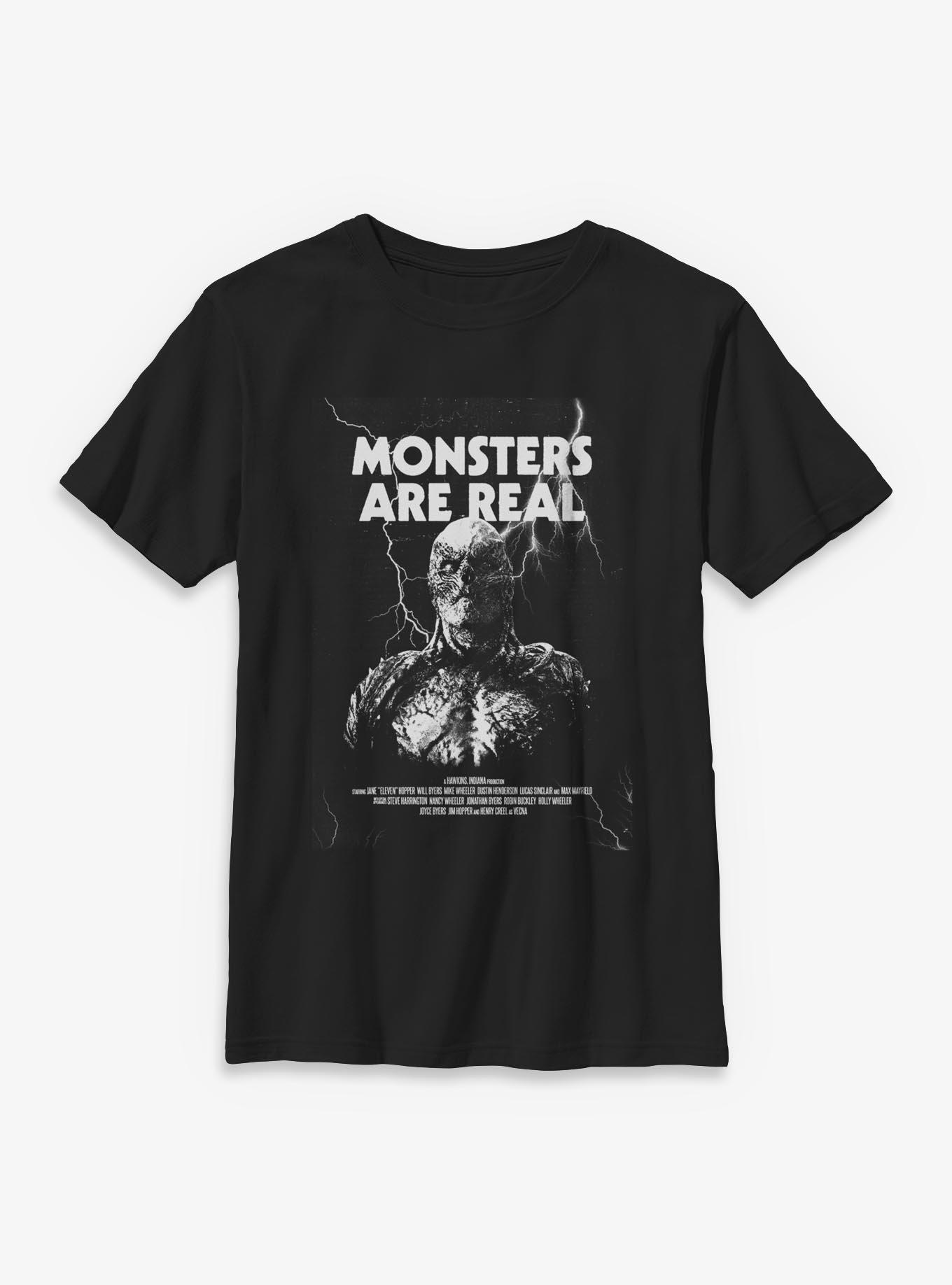 Stranger Things Vecna Monsters Are Real Youth T-Shirt, , hi-res