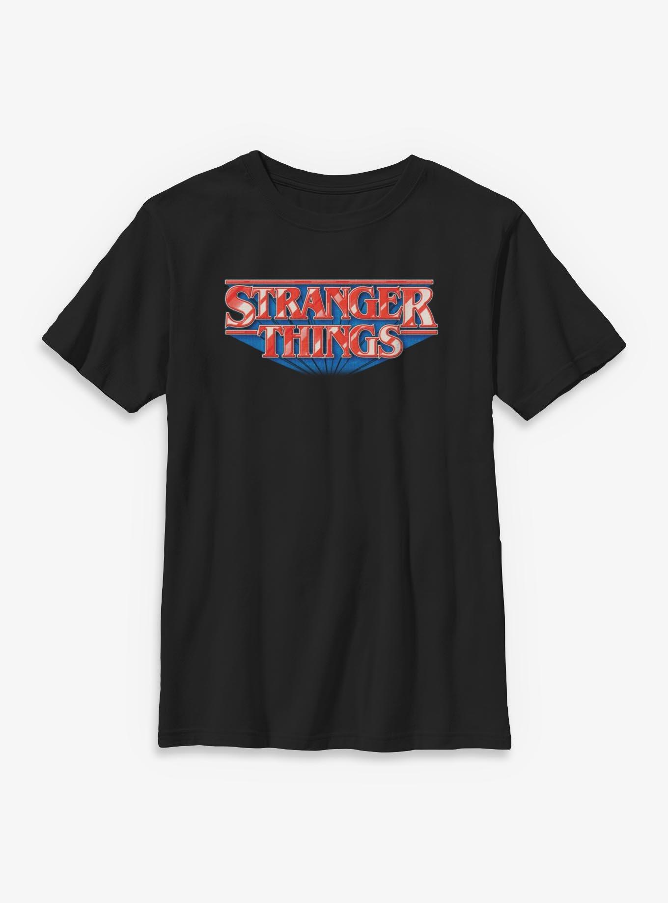 Stranger Things Glossy Logo Youth T-Shirt, , hi-res