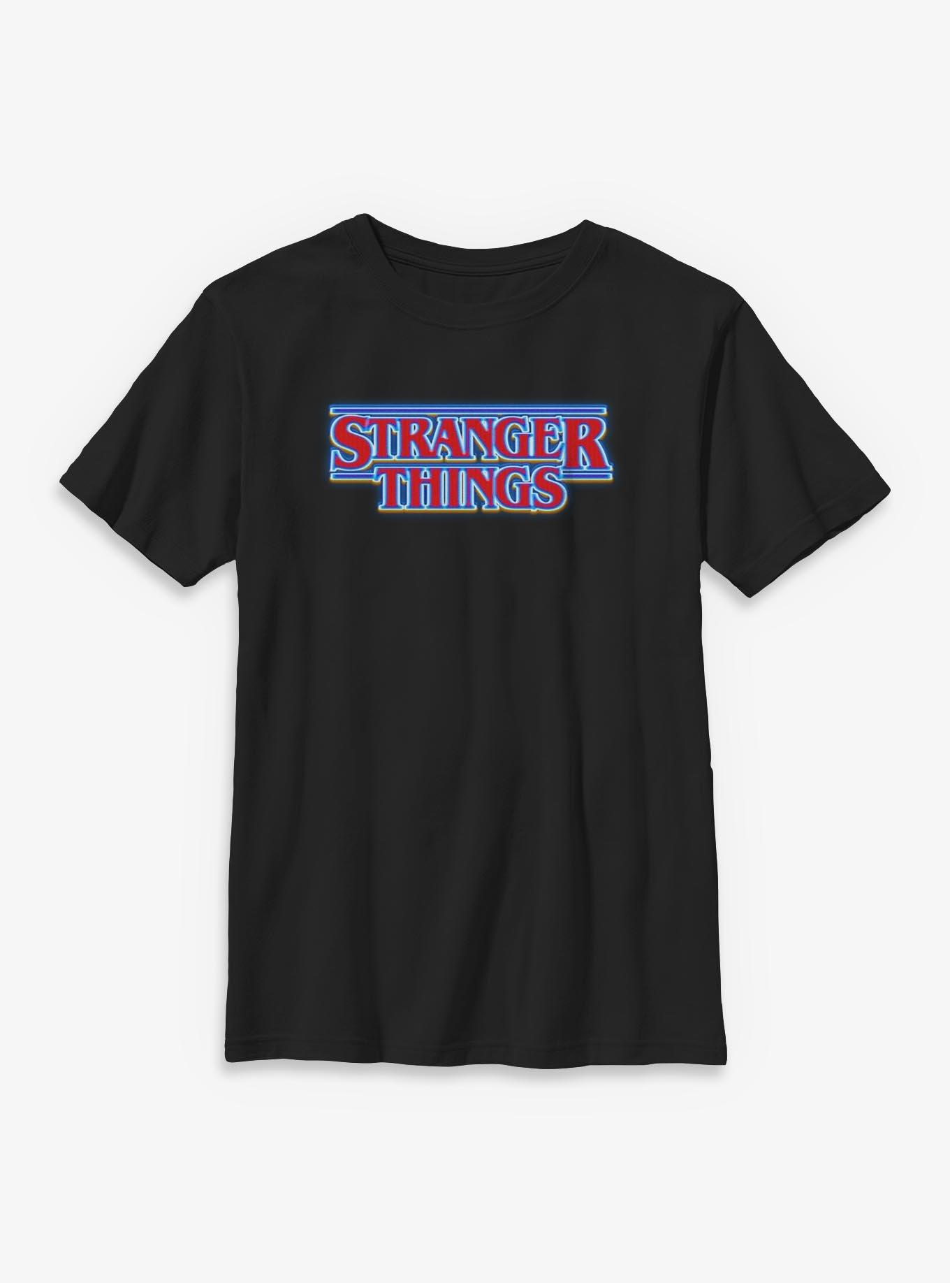Stranger Things Glow Logo Youth T-Shirt, , hi-res