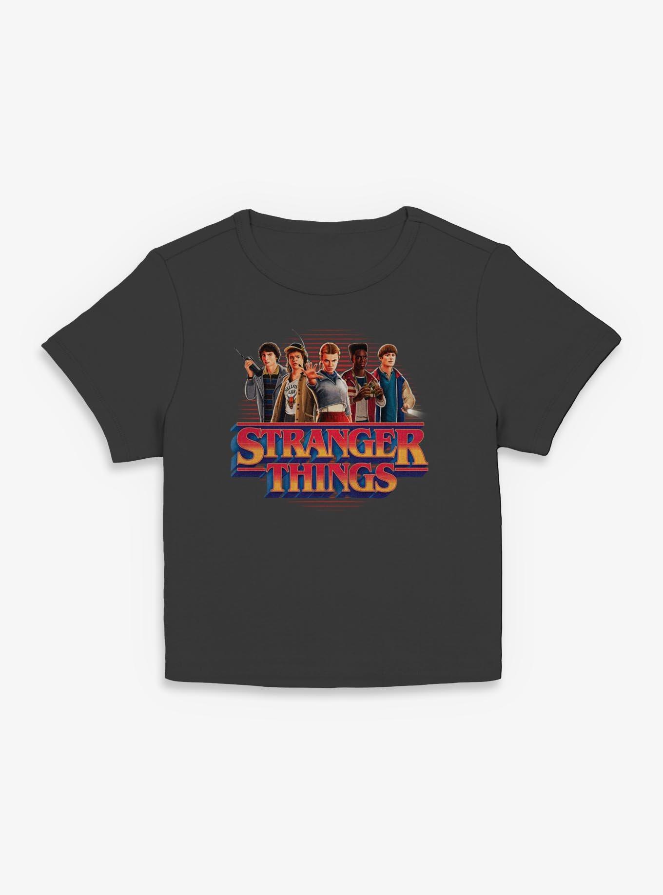 Stranger Things Crew With Logo Womens Baby T-Shirt, , hi-res