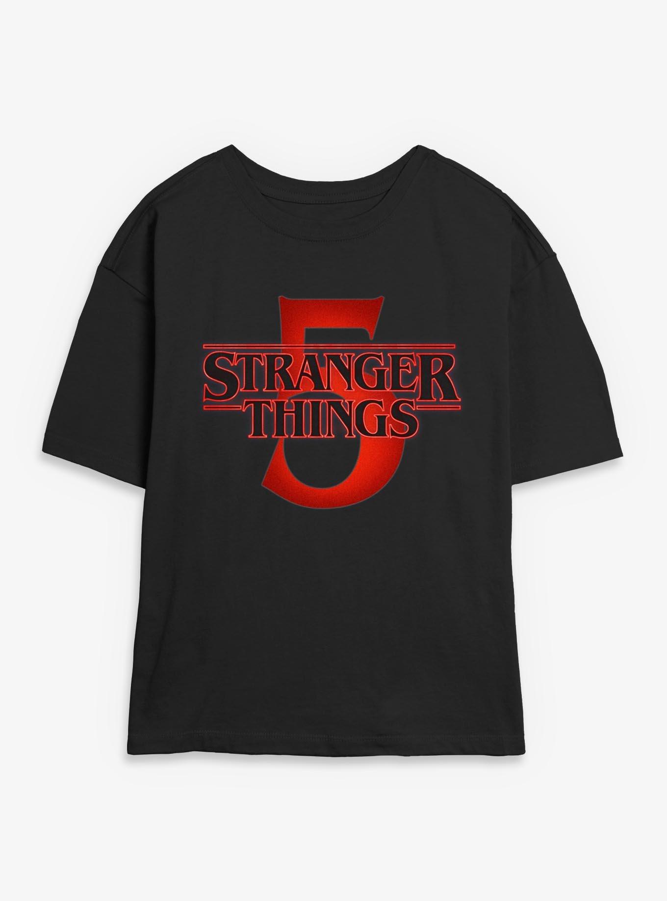 Stranger Things 5 Logo Womens Skimmer T-Shirt, , hi-res
