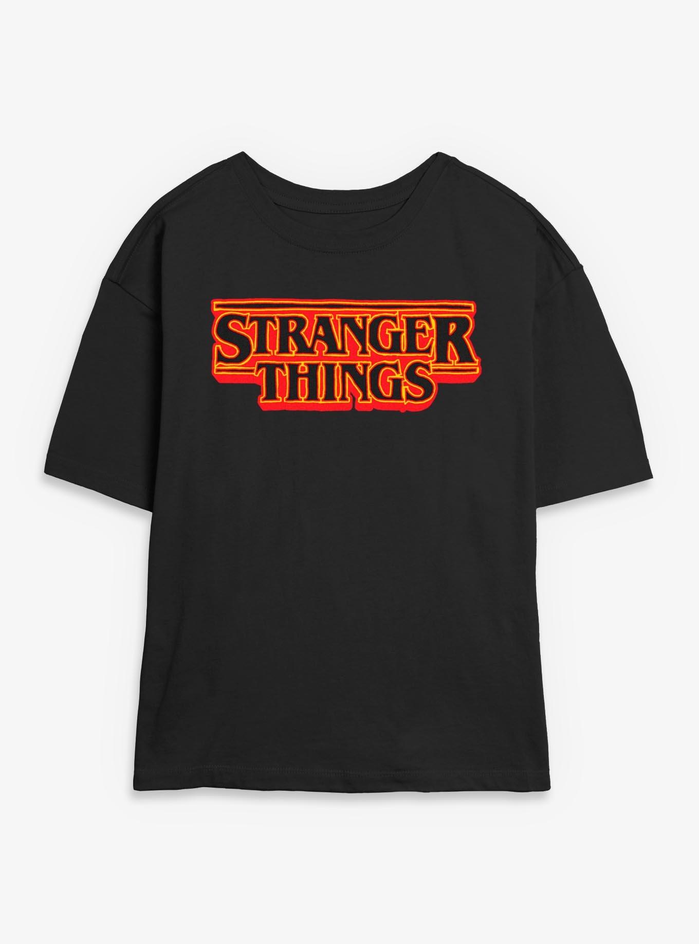 Stranger Things Logo Womens Skimmer T-Shirt, , hi-res