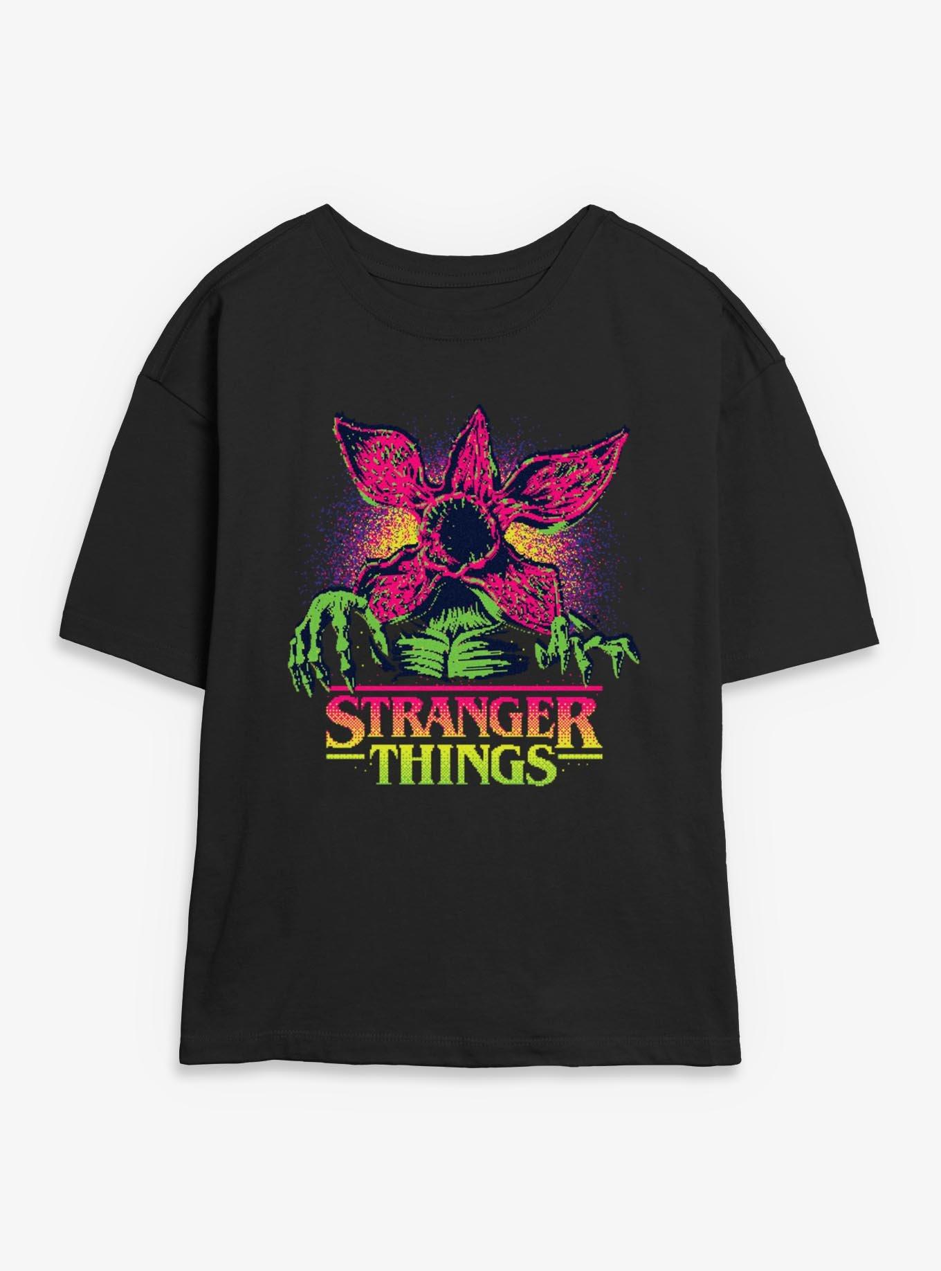 Stranger Things 8 Bits Demogorgon Womens Skimmer T-Shirt, , hi-res