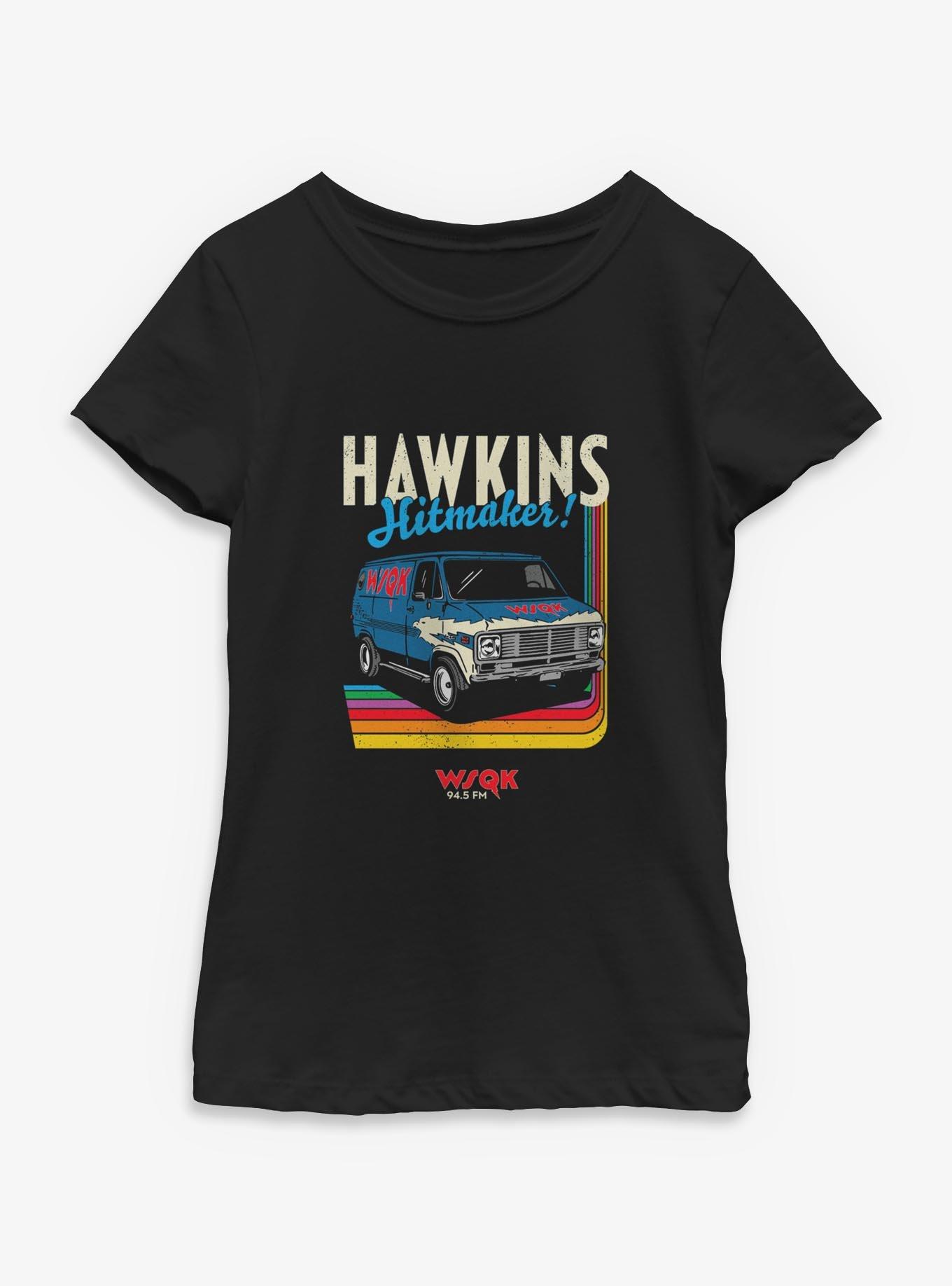Stranger Things Hawkins Hitmaker Retro Youth Girls T-Shirt, , hi-res