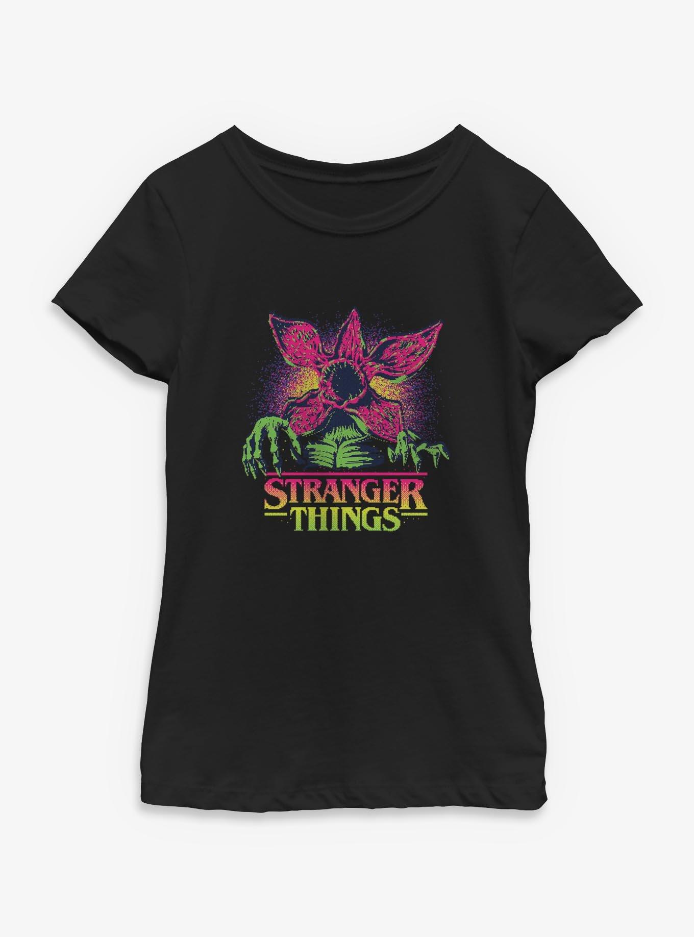 Stranger Things 8 Bits Demogorgon Youth Girls T-Shirt, , hi-res