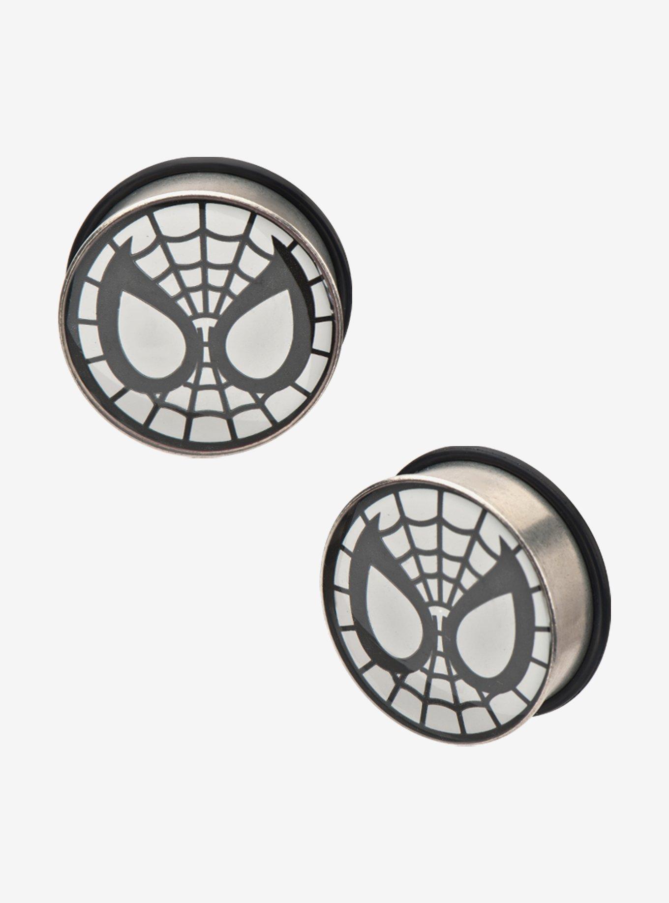Steel Marvel Spider-Man Mask Plug 2 Pack, , hi-res