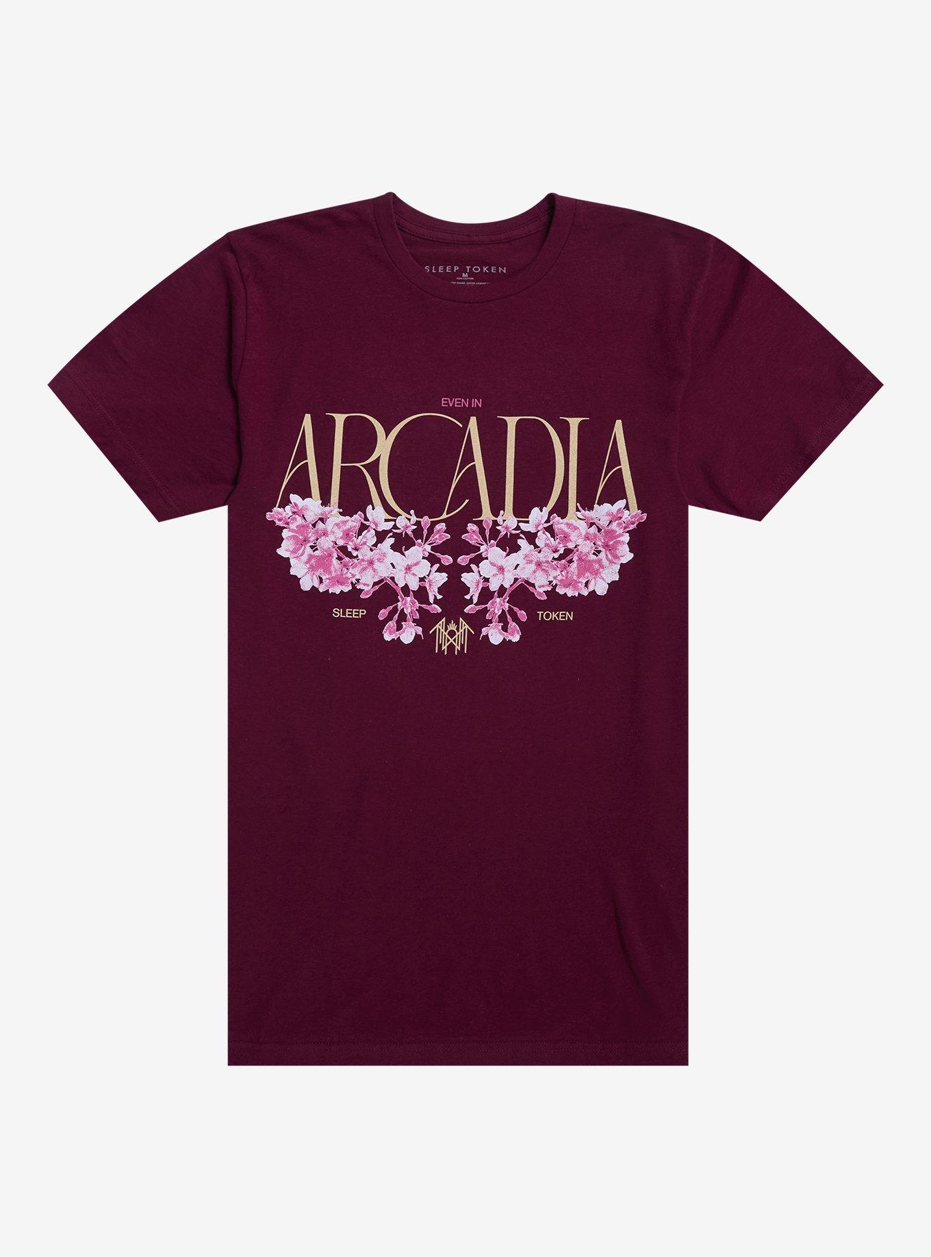 Sleep Token Even In Arcadia Flowers T-Shirt, , hi-res