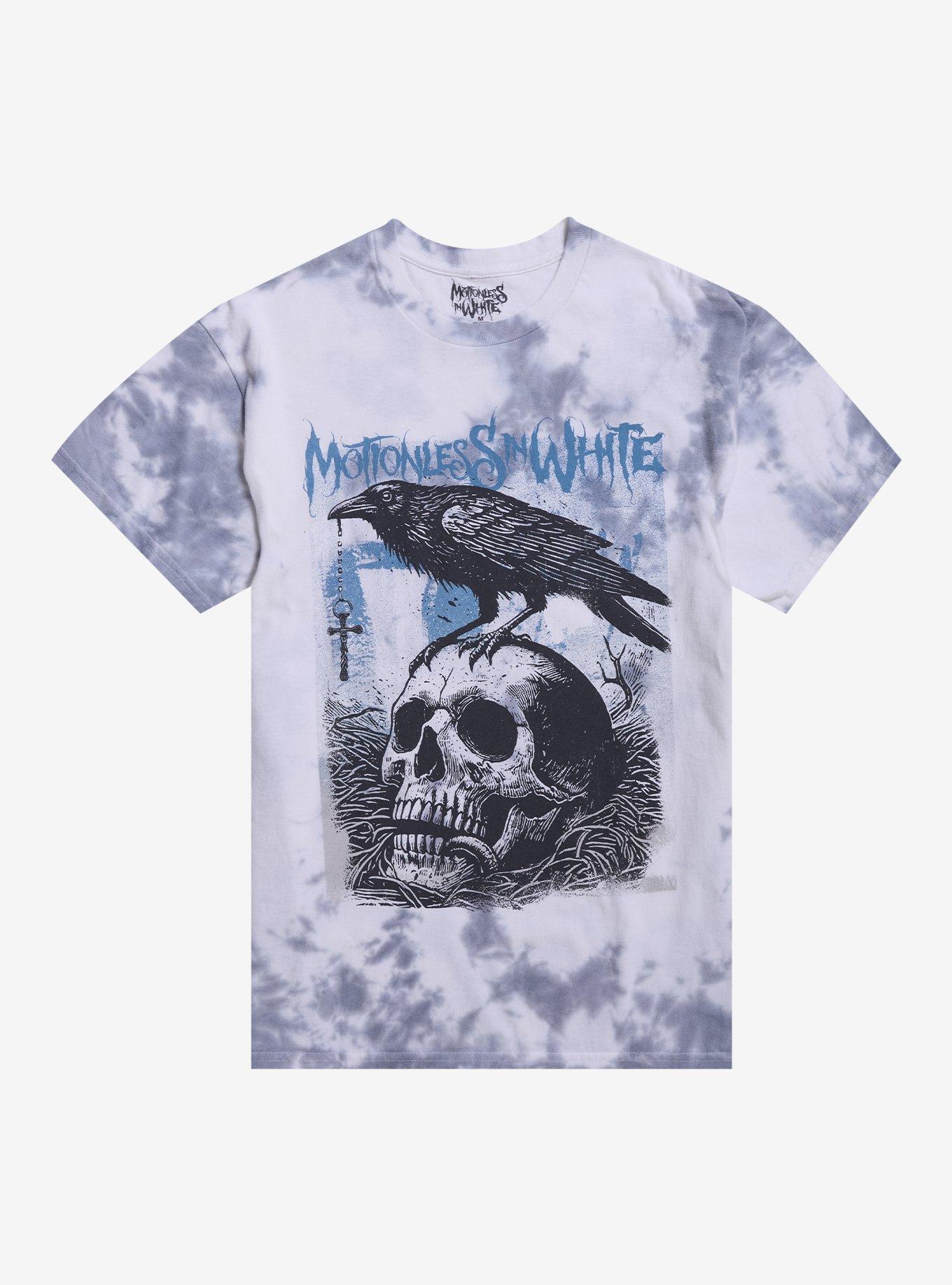 Motionless In White Raven Skull T-Shirt, , hi-res