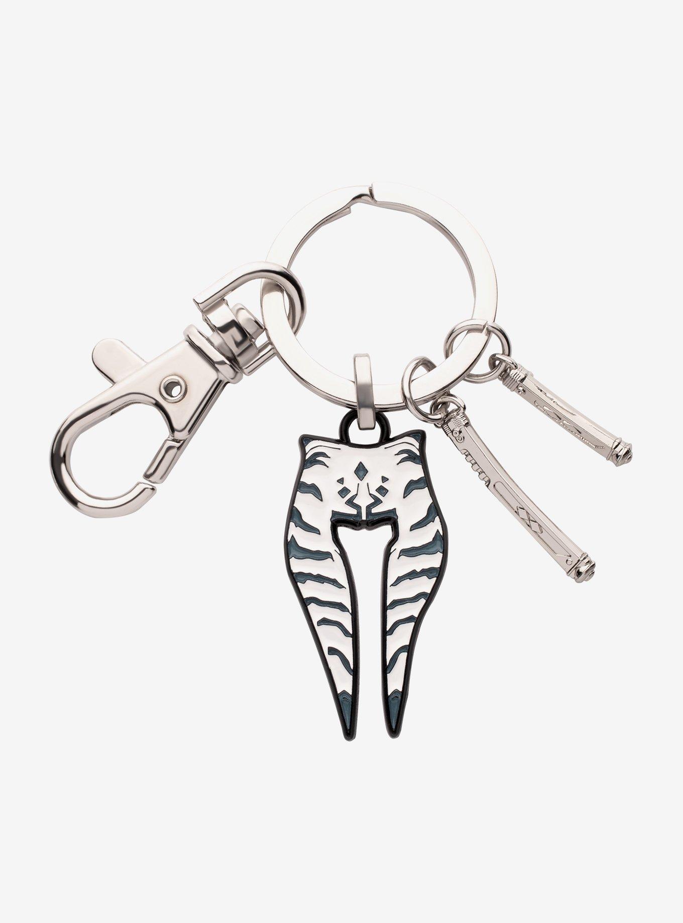 Star Wars Ahsoka Headdress and Charms Keychain, , hi-res