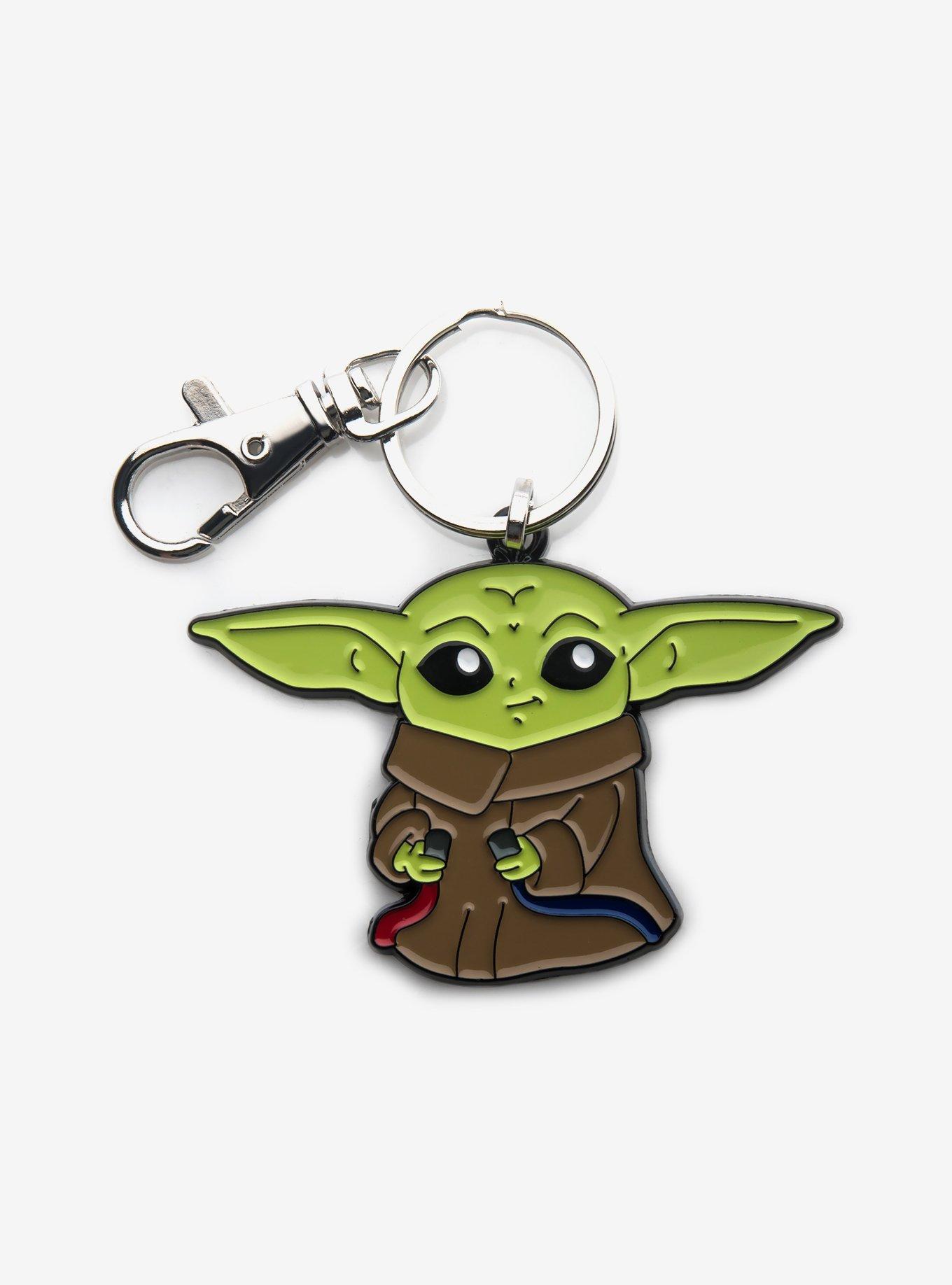 Star Wars: The Mandalorian Grogu with Wires Keychain, , hi-res